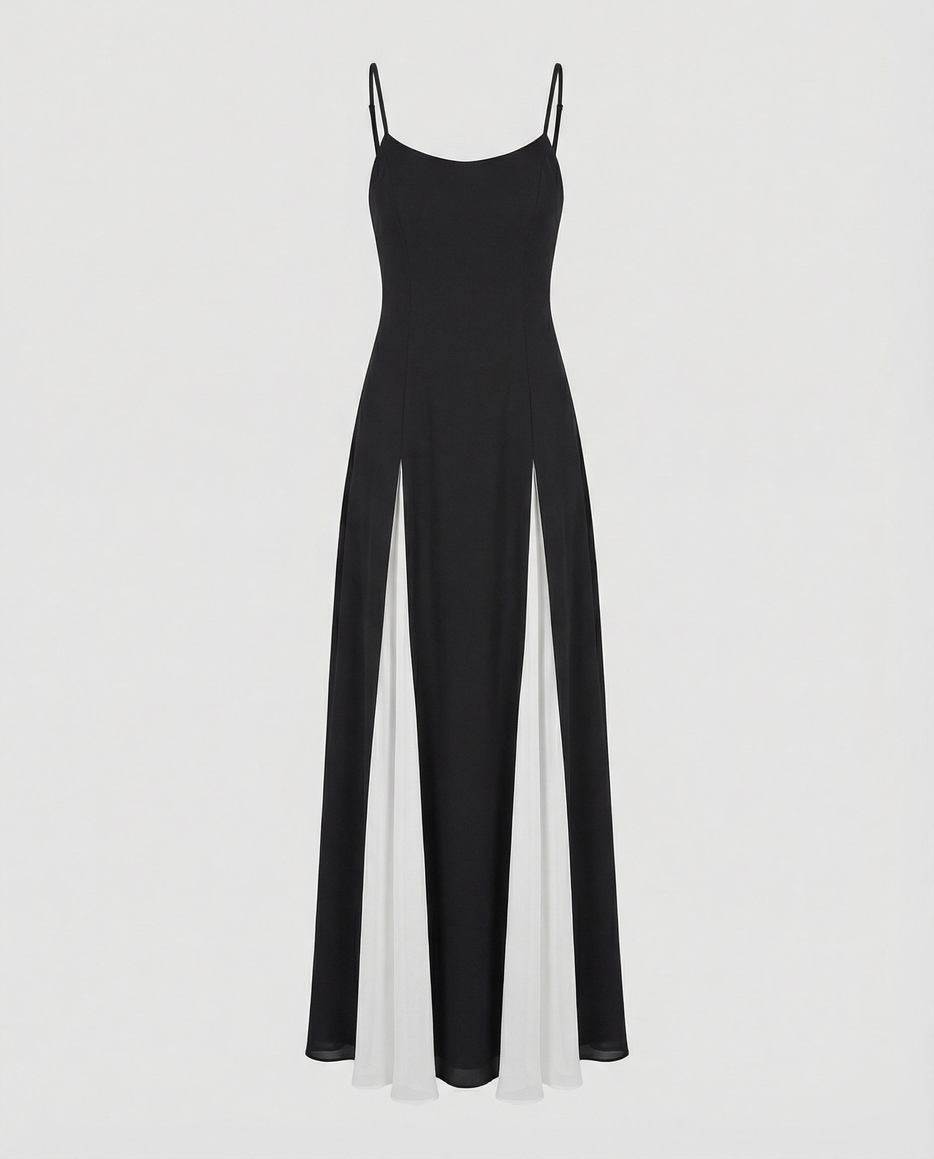 Ladies maxi dress with elegant slit
