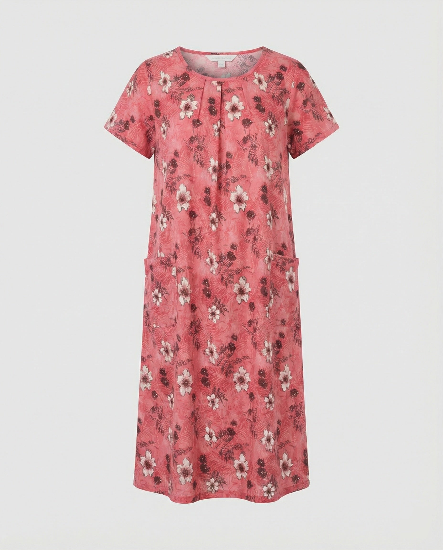 Lightweight Midi Dress Women With Pockets