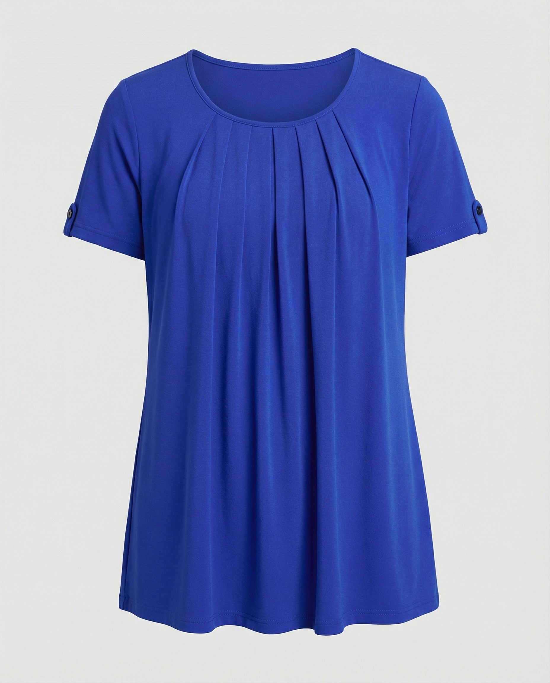 A-line tunic women with short sleeve