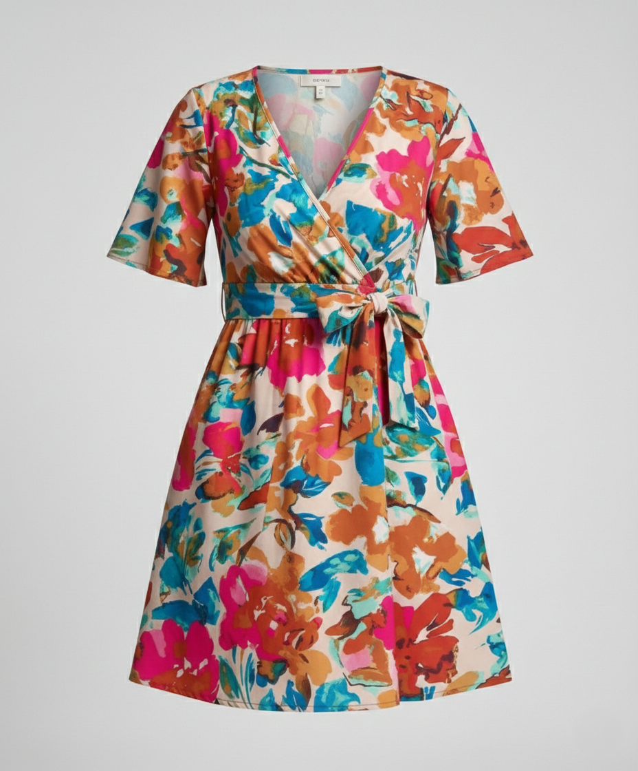 Summer dress women short flounce