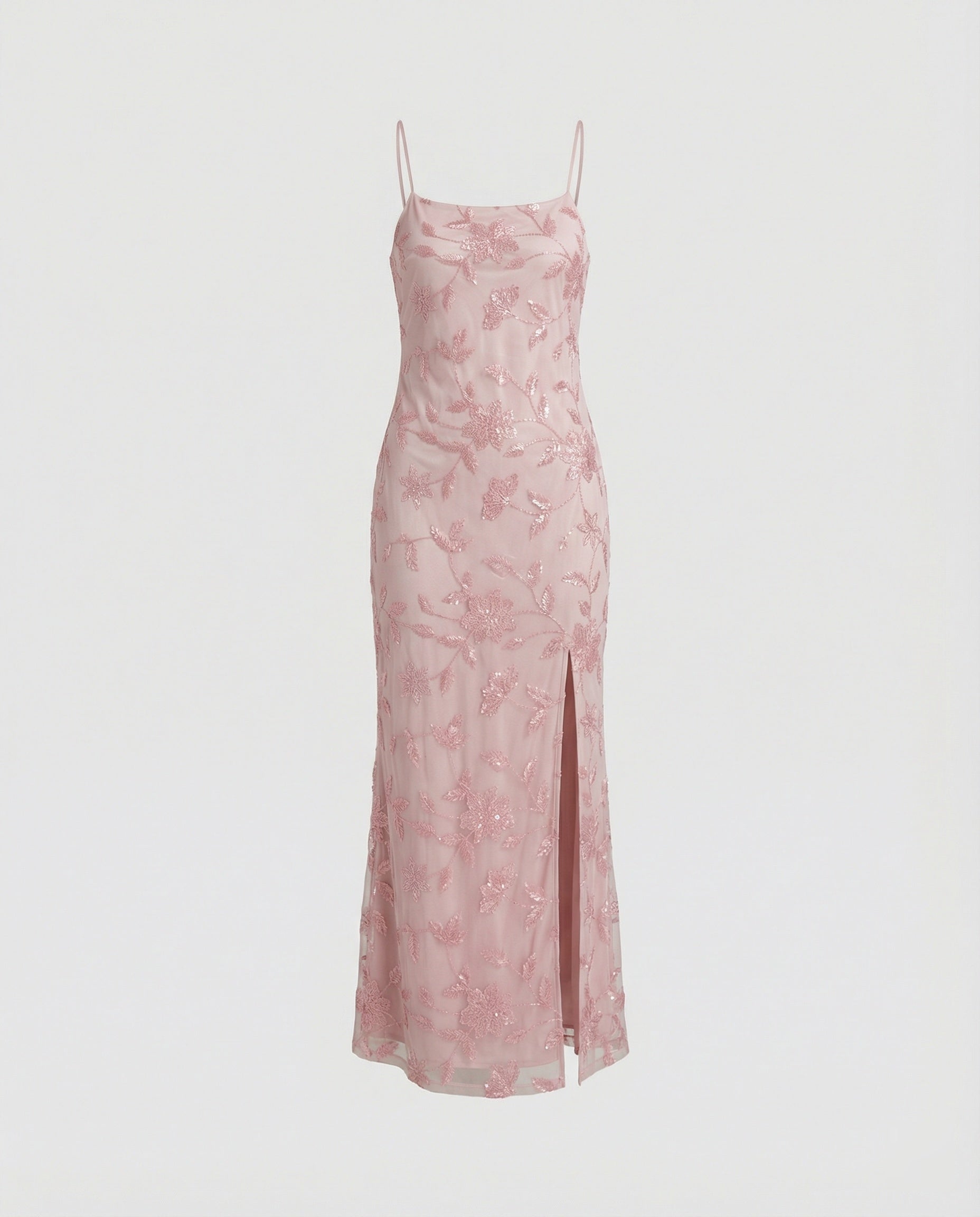 Women Evening Dress Elegant Spaghetti Straps