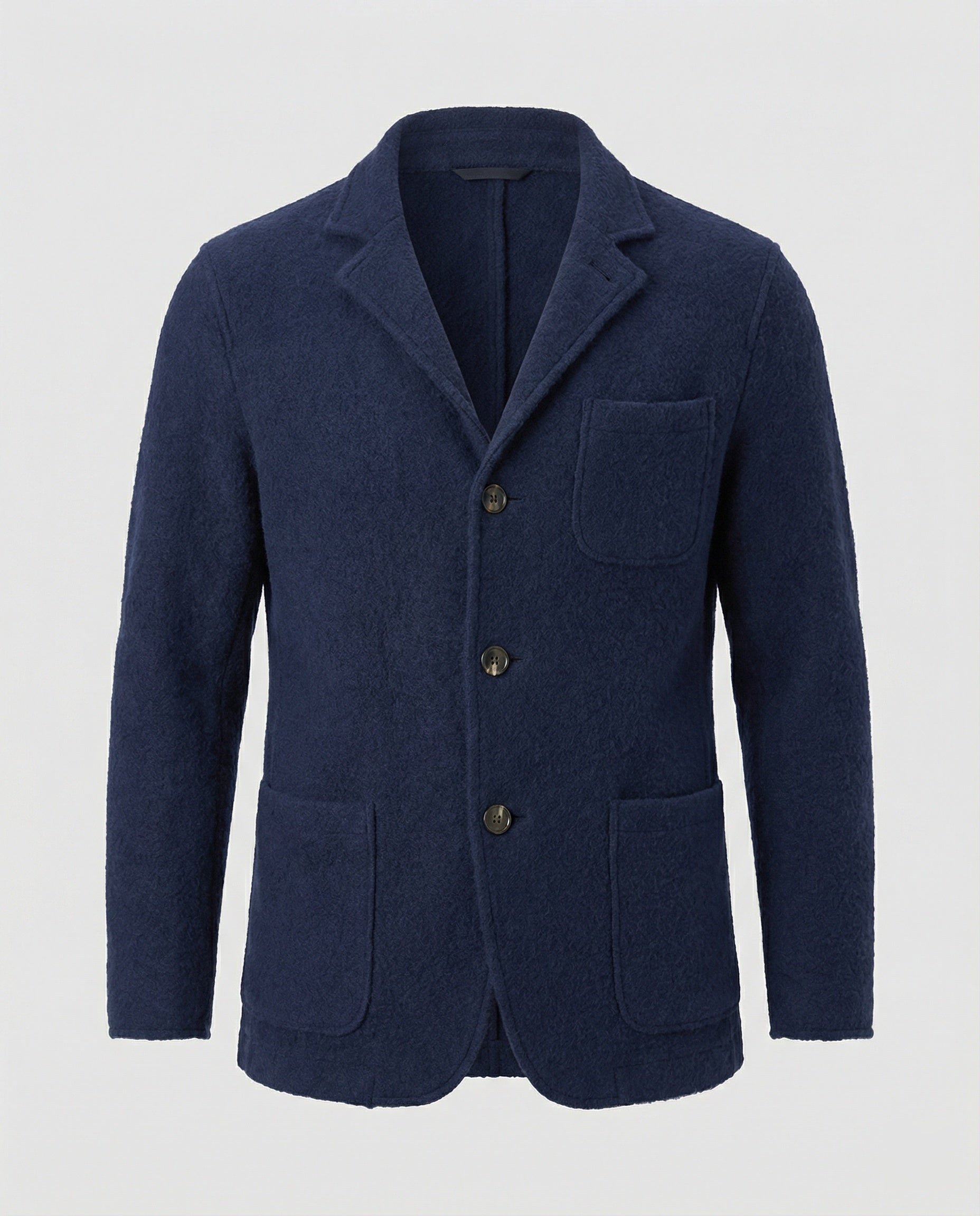 Men's elegant cardigan with practical cut and fashionable details