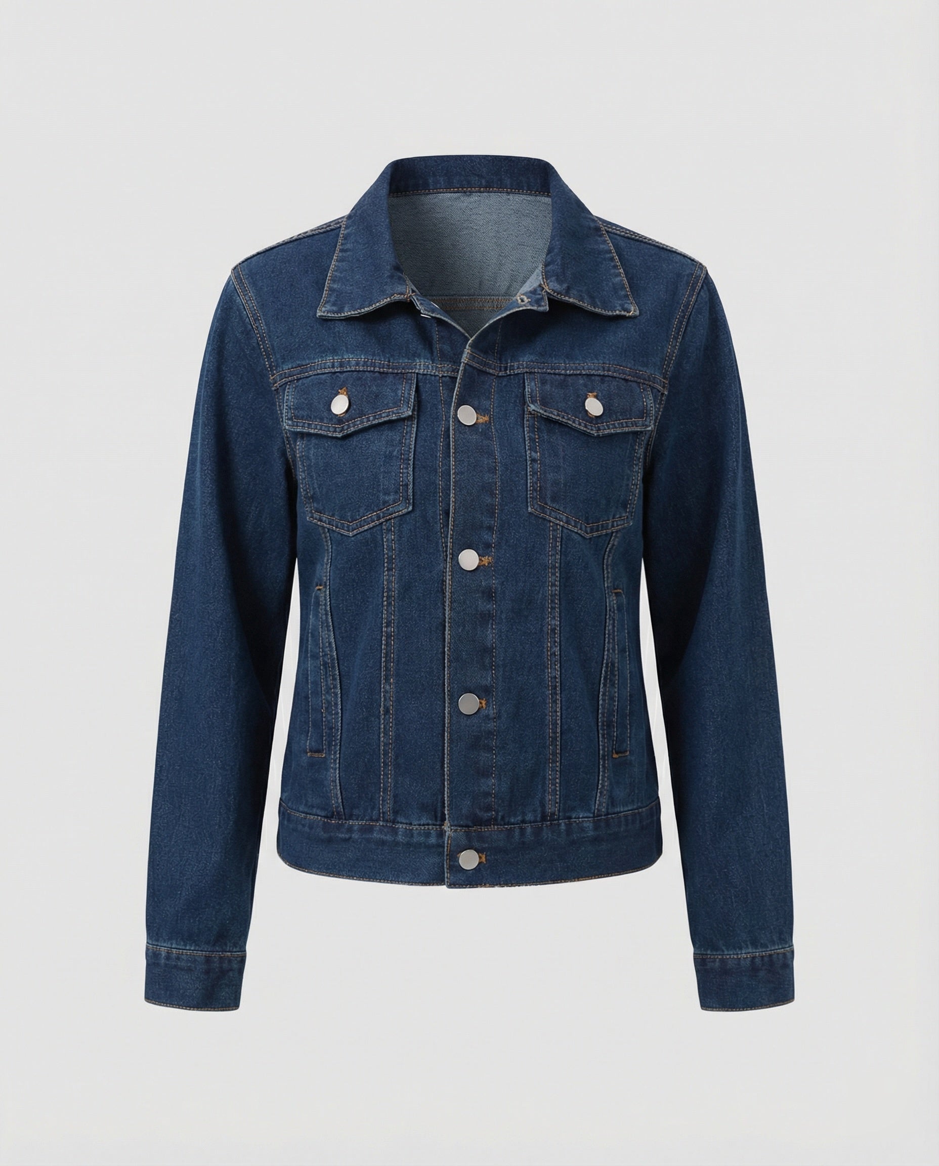 Women's denim jacket Women's shorts with pockets