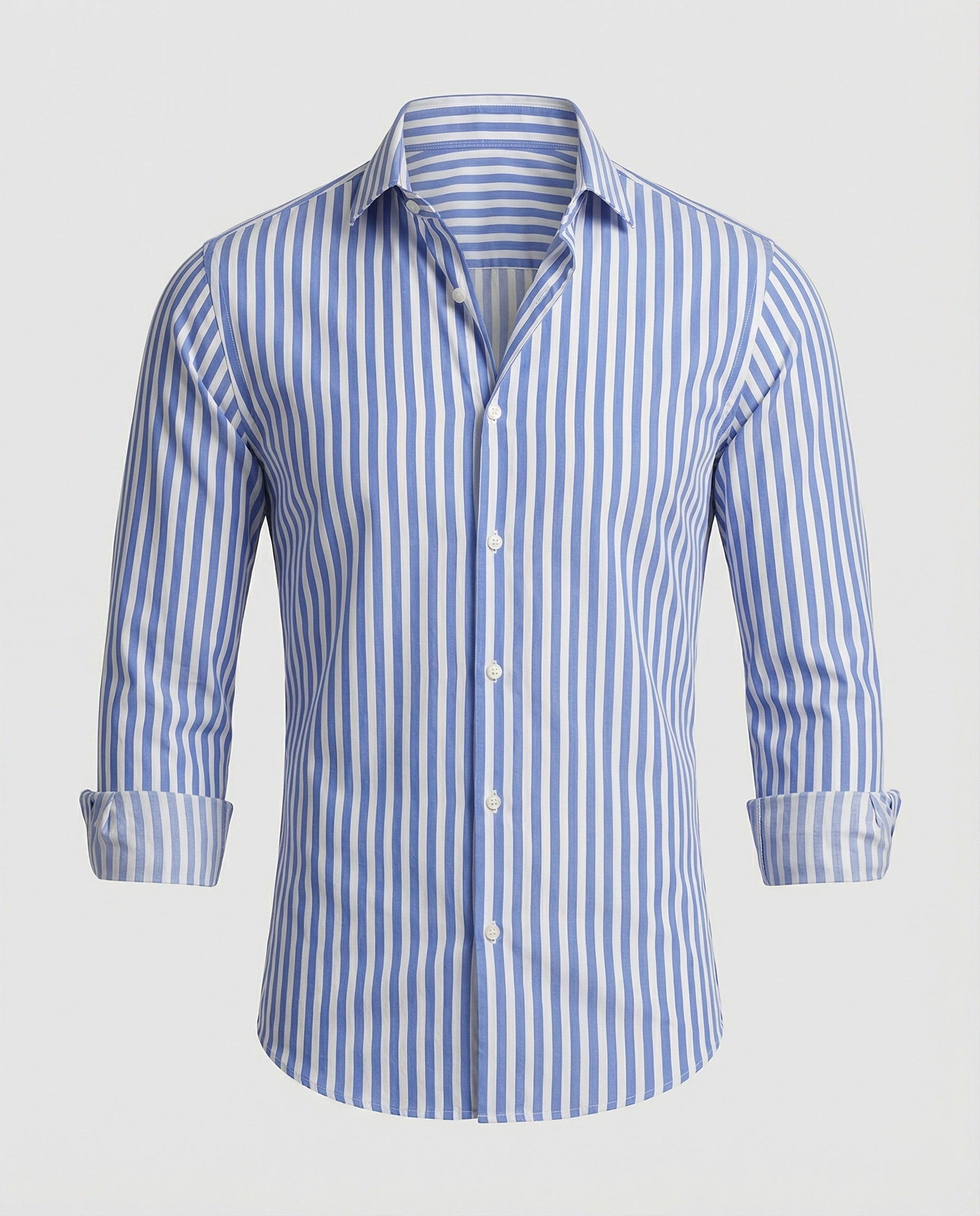 Men's Shirt Striped Kent Collar