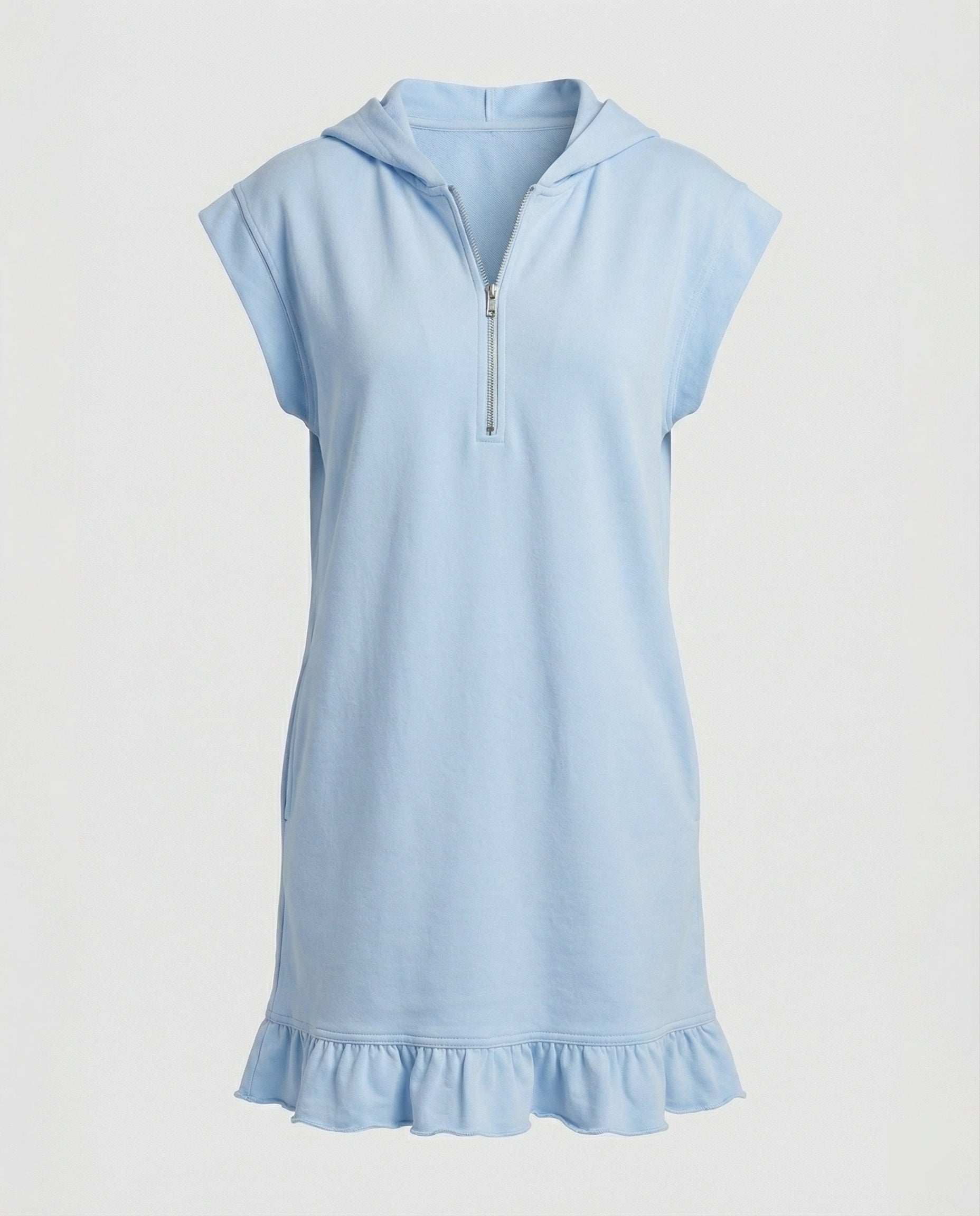 Women’s Shirt Dress Midi with Zipper