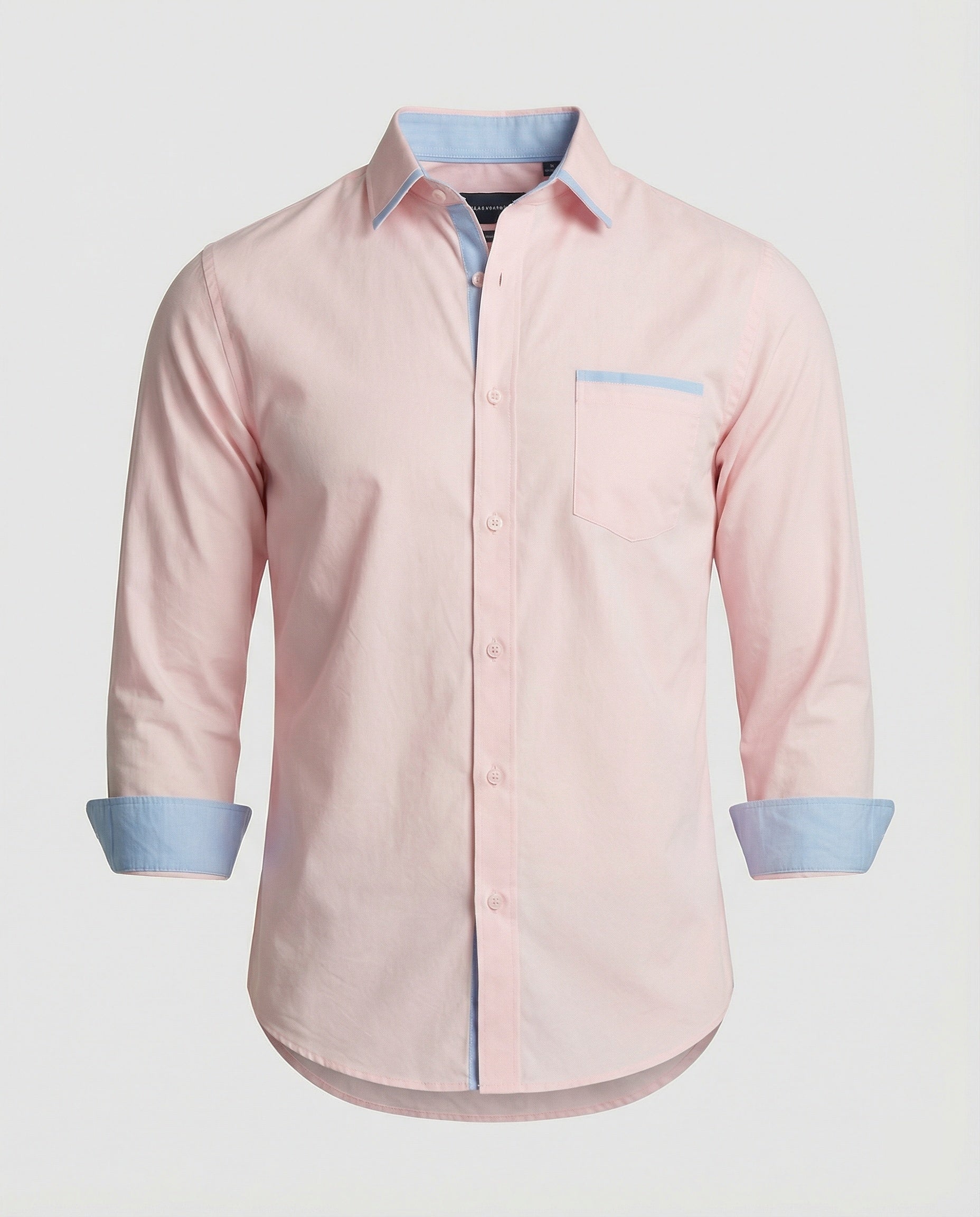 Men's Business Shirt with Kent Collar
