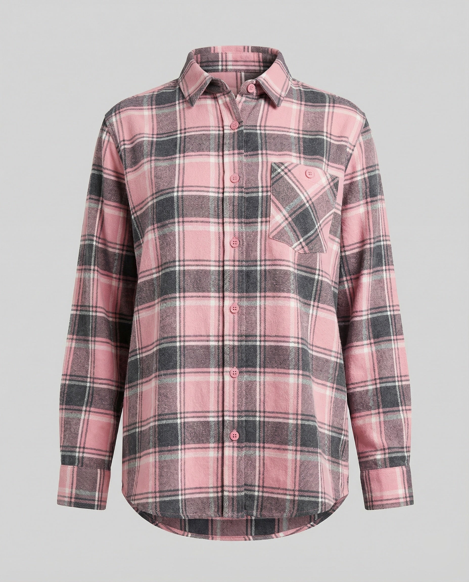 Women's Flannel Shirt Jacket Long