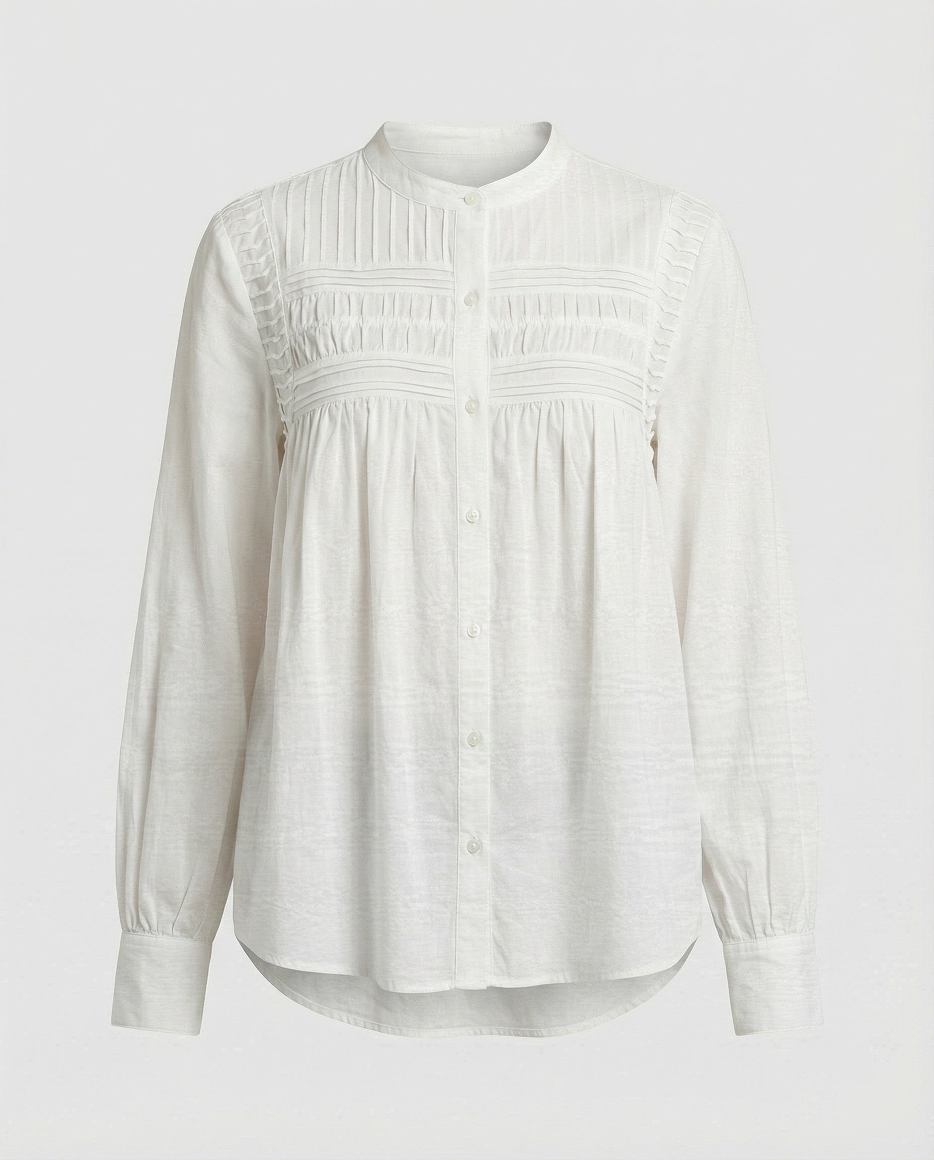 Romantic cotton blouse women