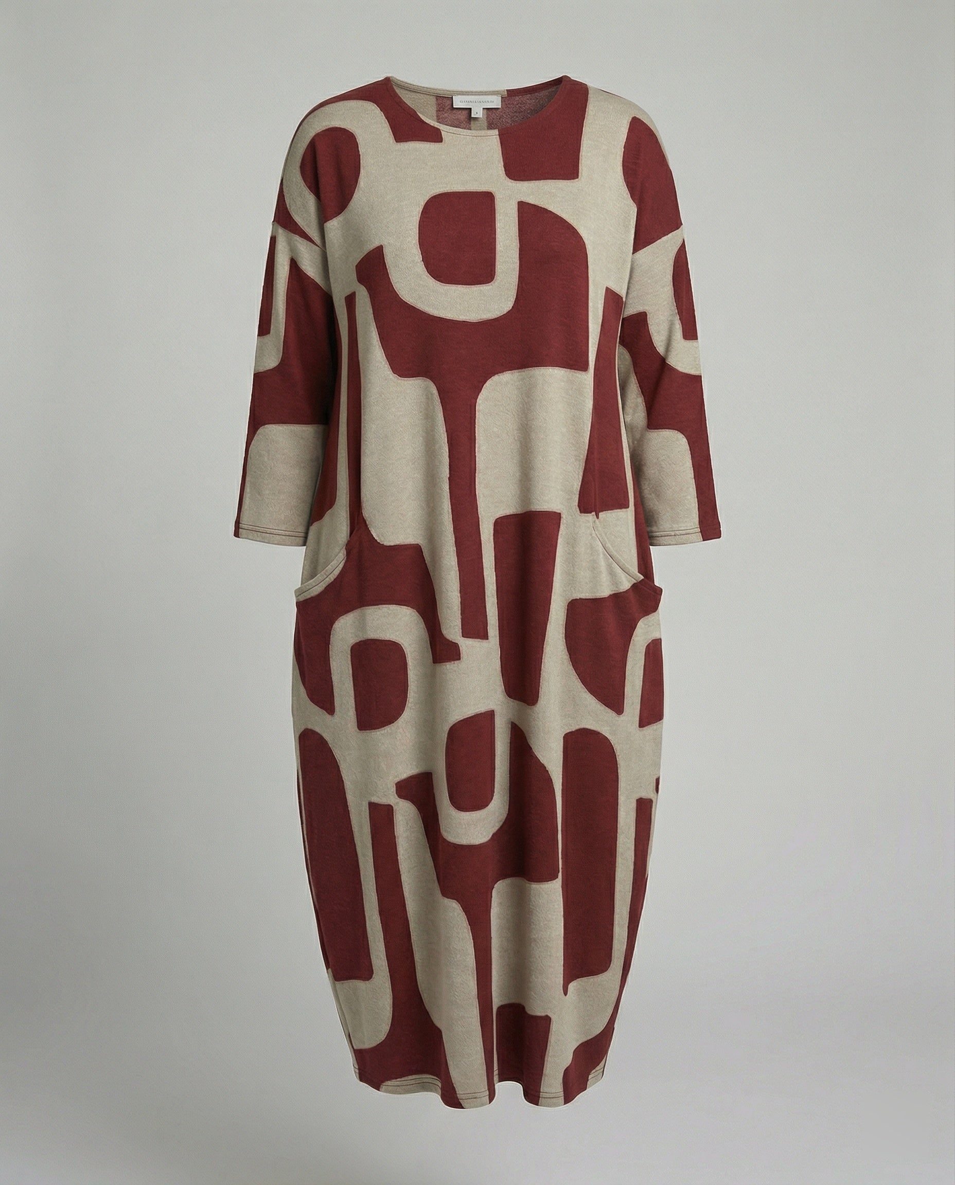 Women's Jersey Dress Long Print