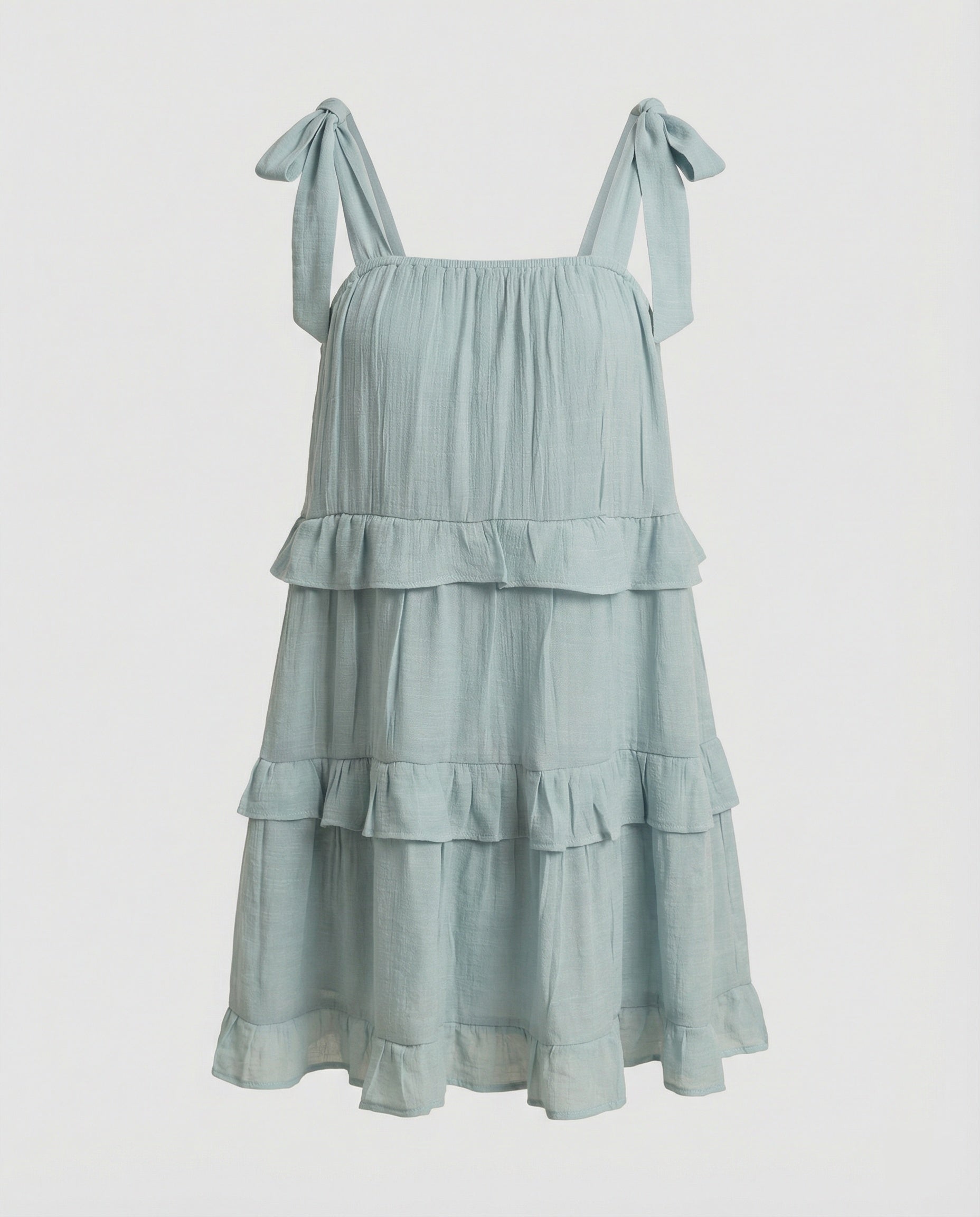 Leisure dress summer women tiered dress