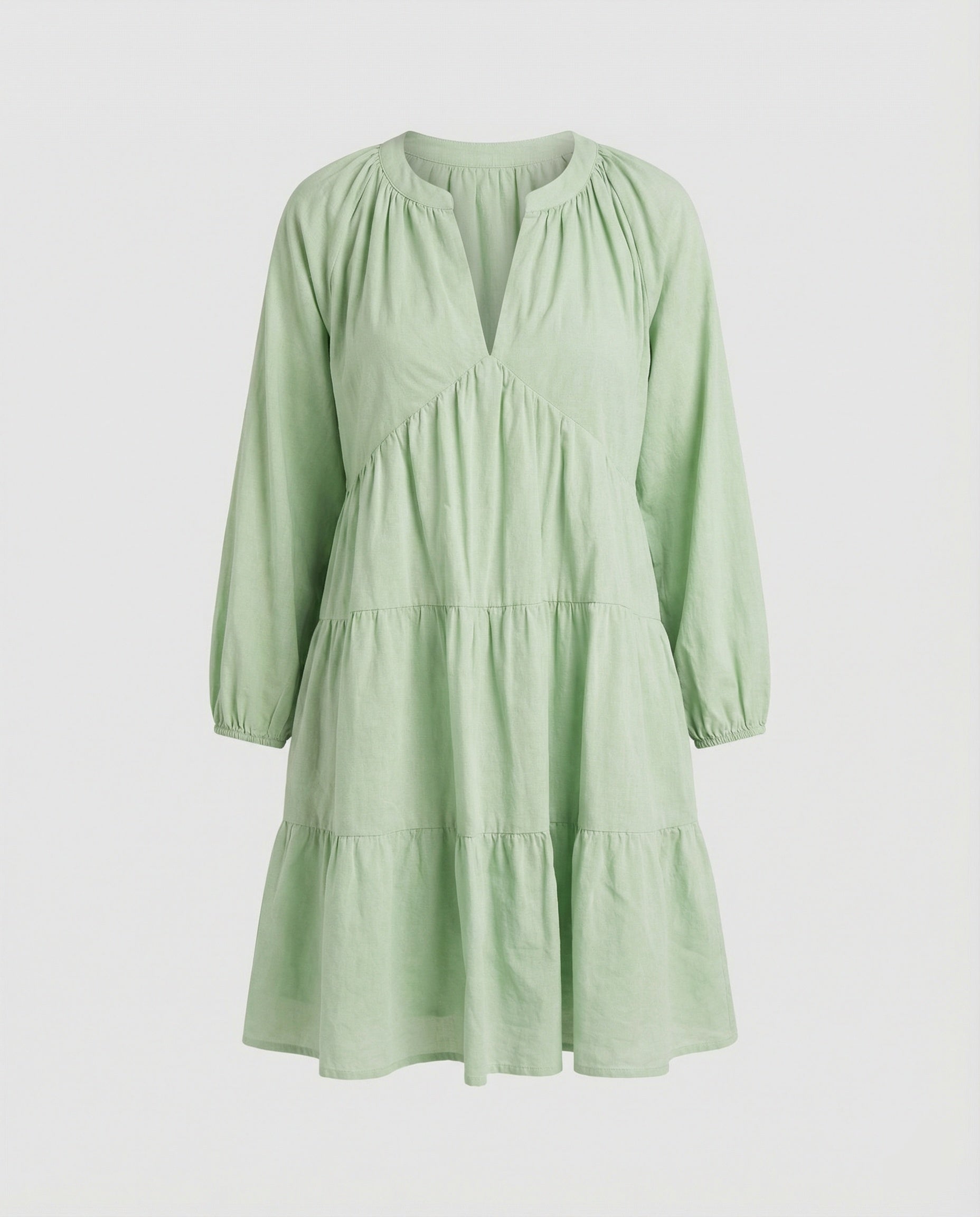 Leisure dress women tiered dress