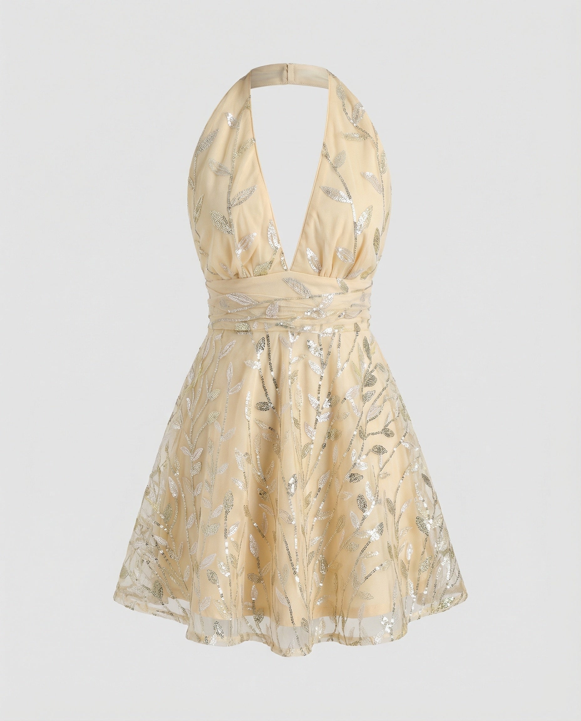Women’s cocktail dress short with glitter