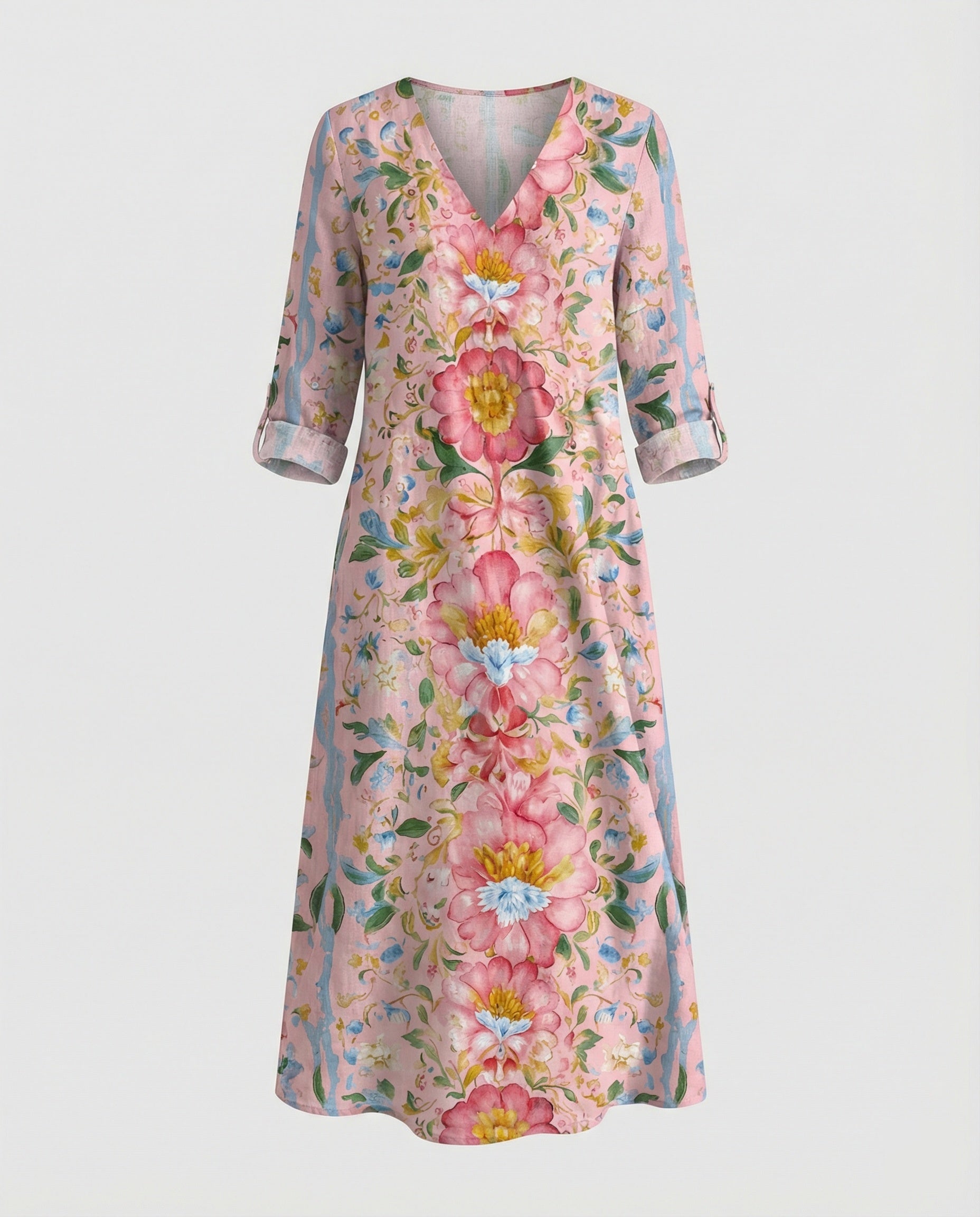 Boho Maxi Dress Summer Women Pockets