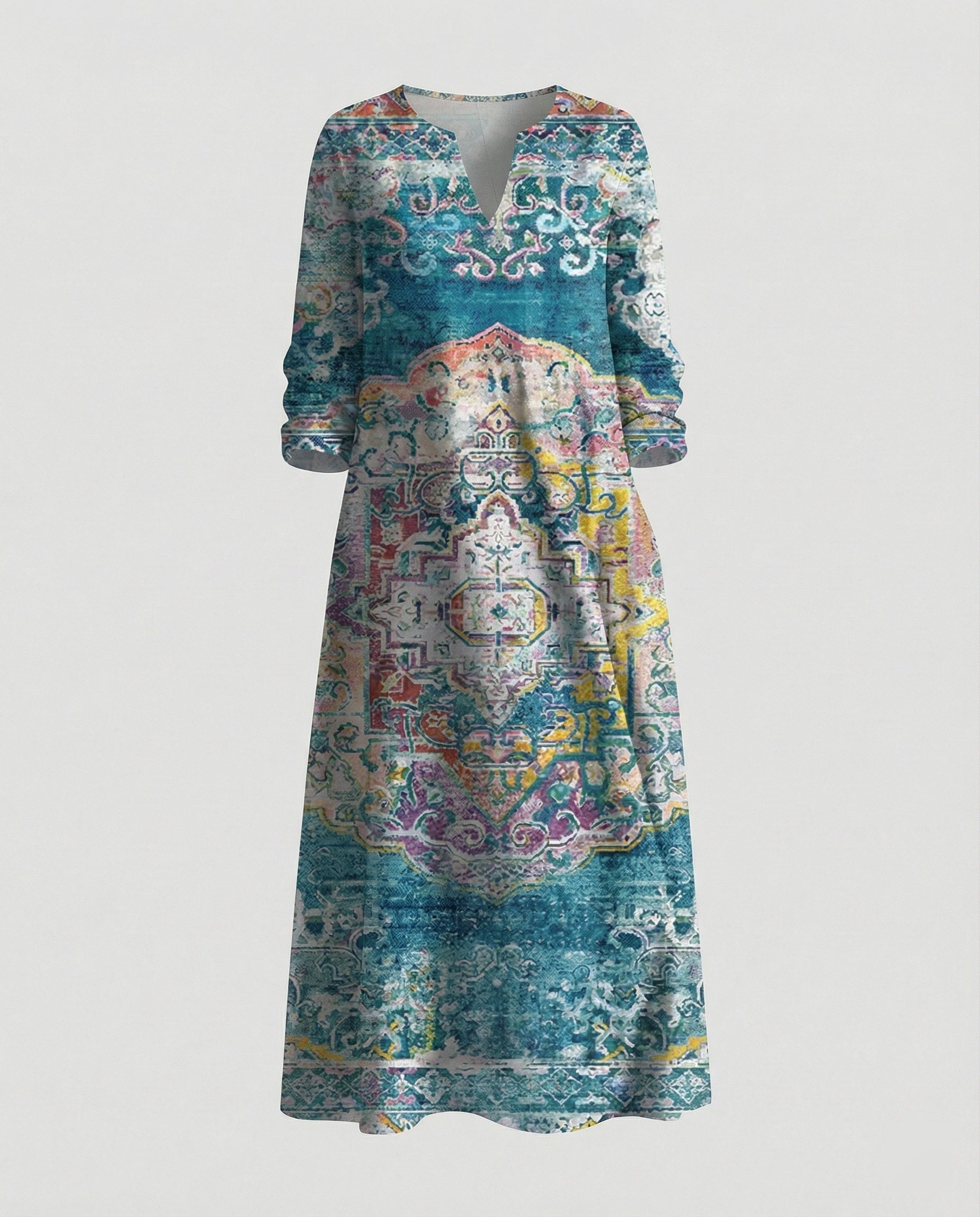 Boho Maxi Dress Summer Women Pockets