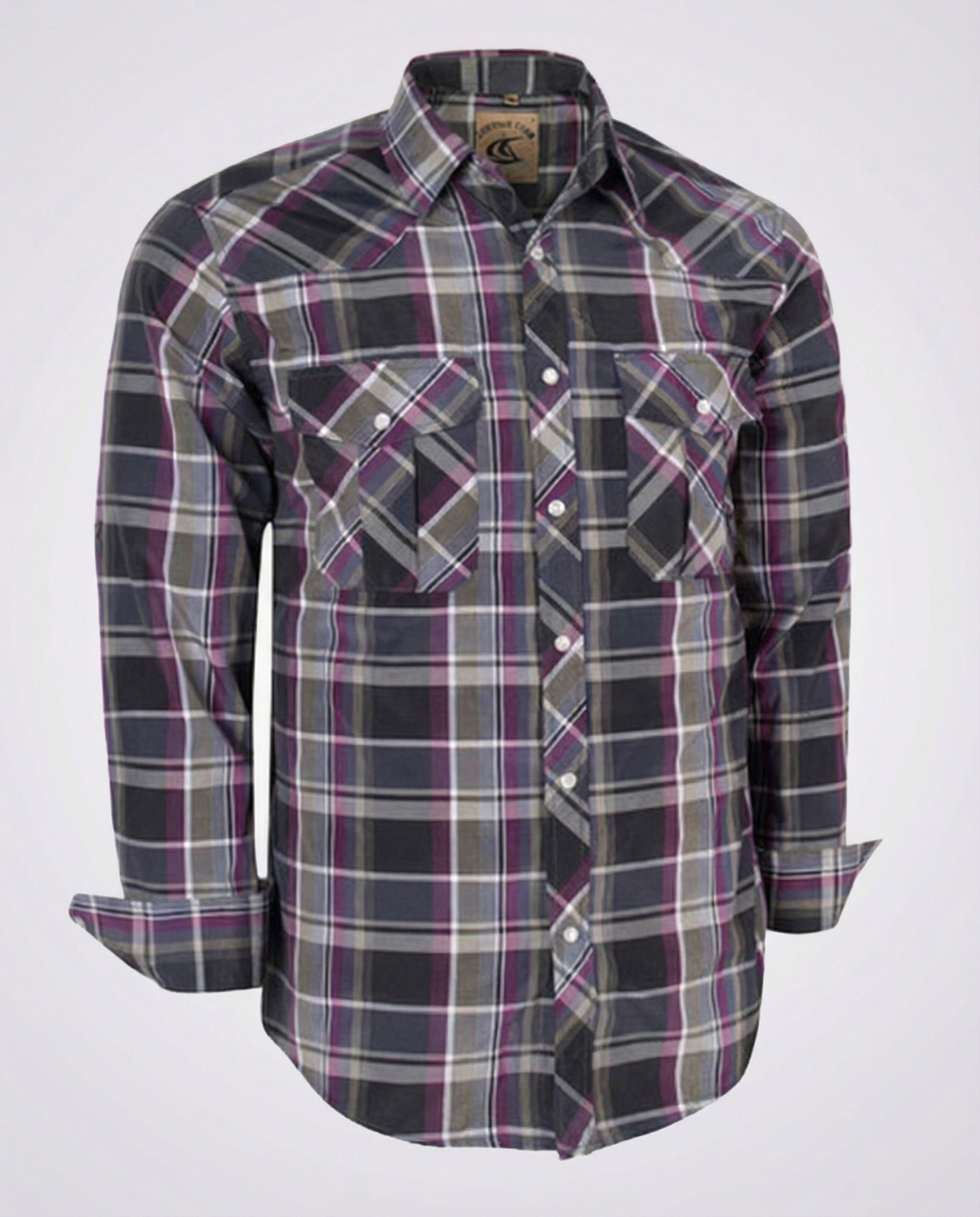 Men's Casual Shirt Checkered Tailored
