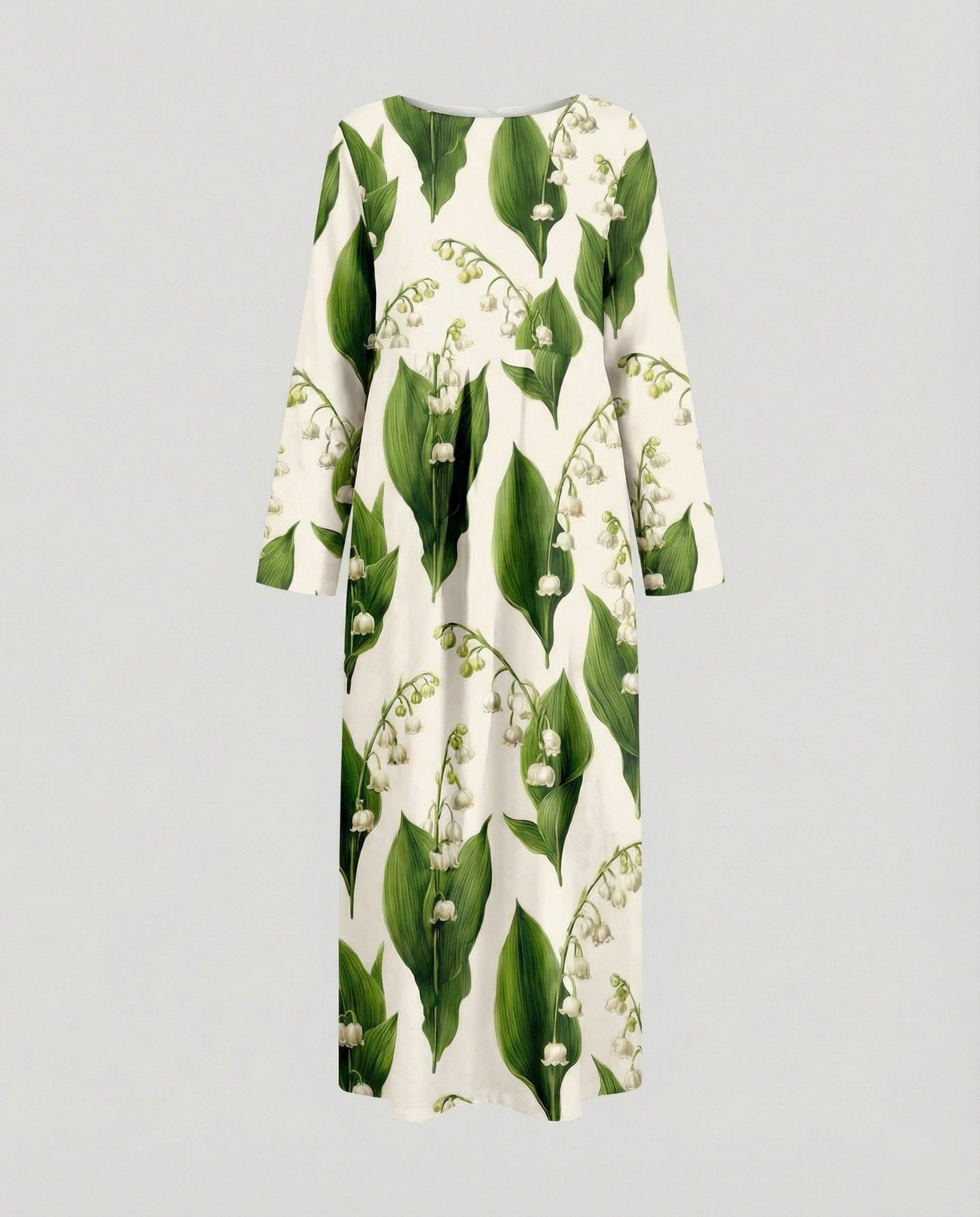 Ladies maxi dress floral with pockets