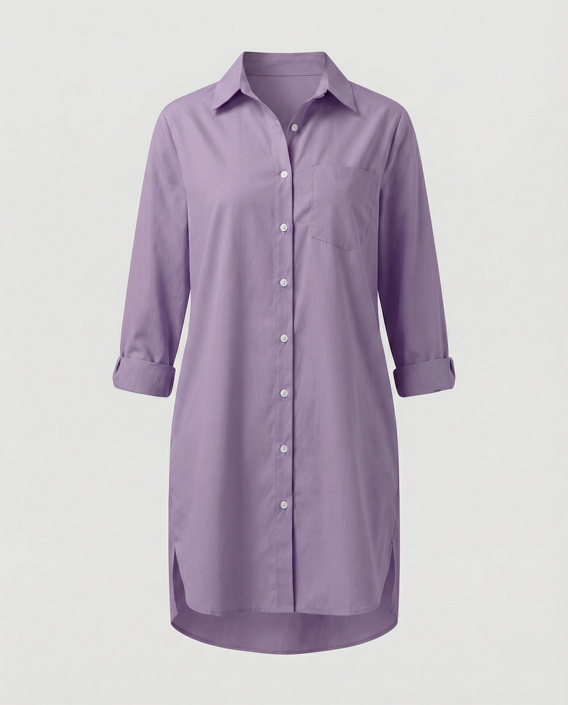 Women's shirt dress casual dress