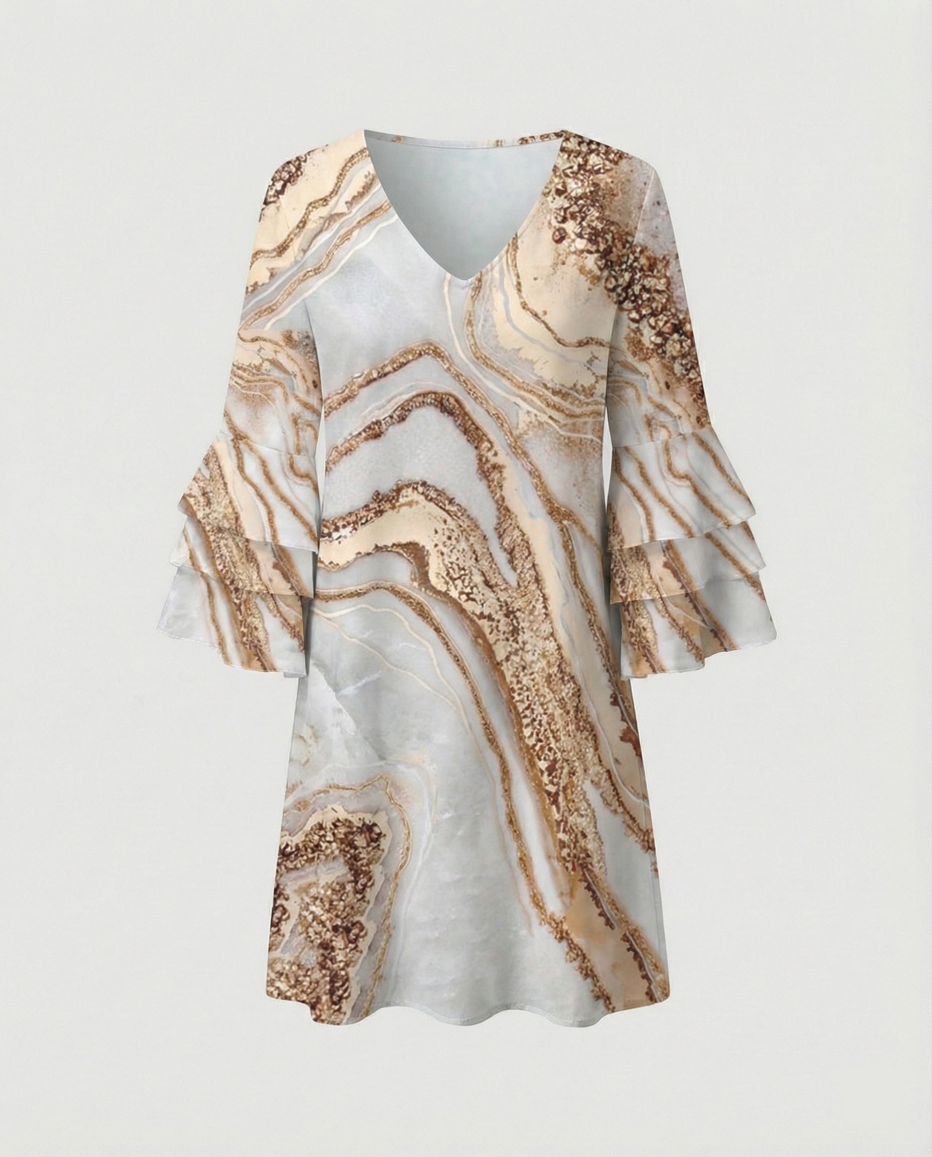 Ladies Floral Mini Dress Summer