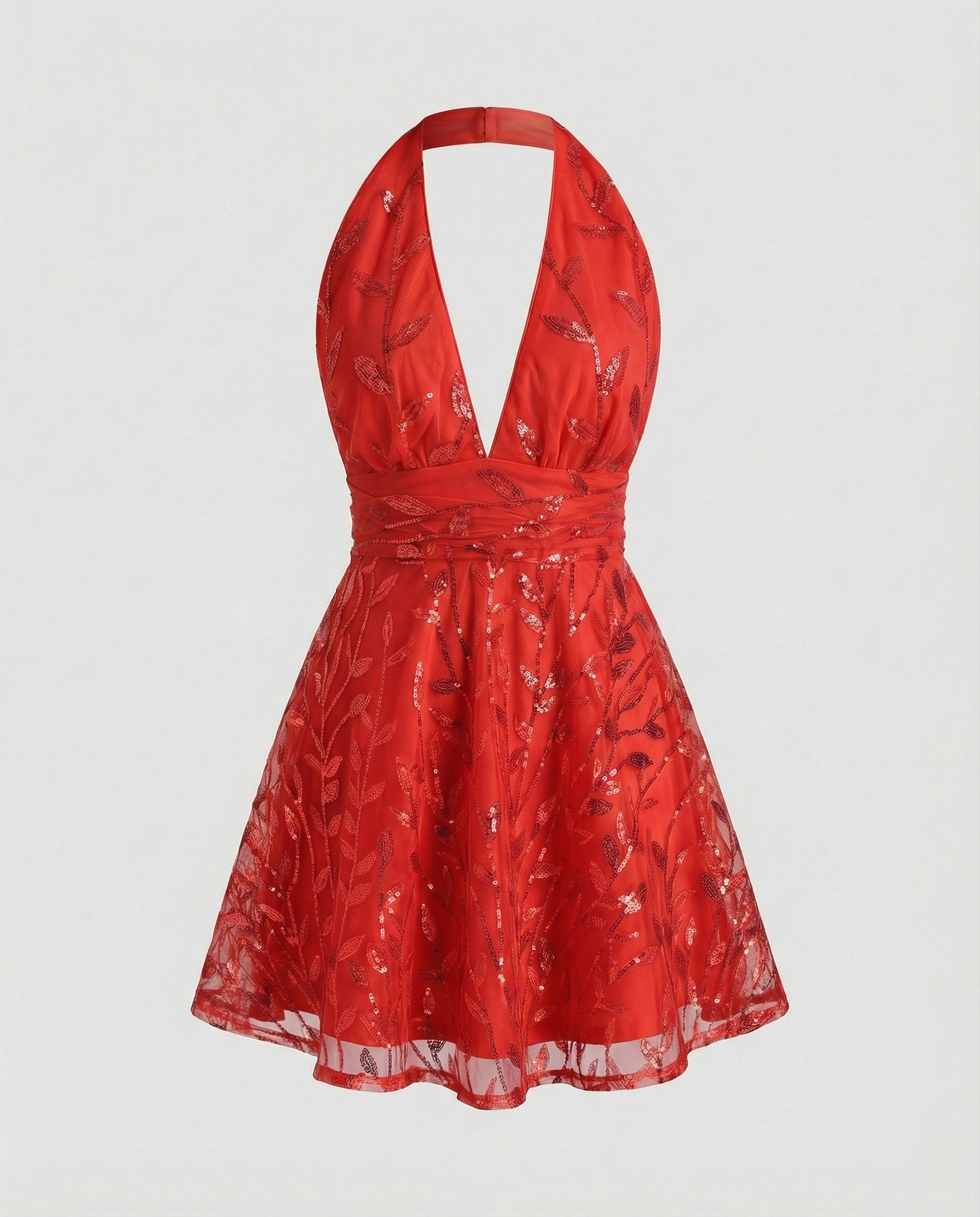 Women’s cocktail dress short with glitter