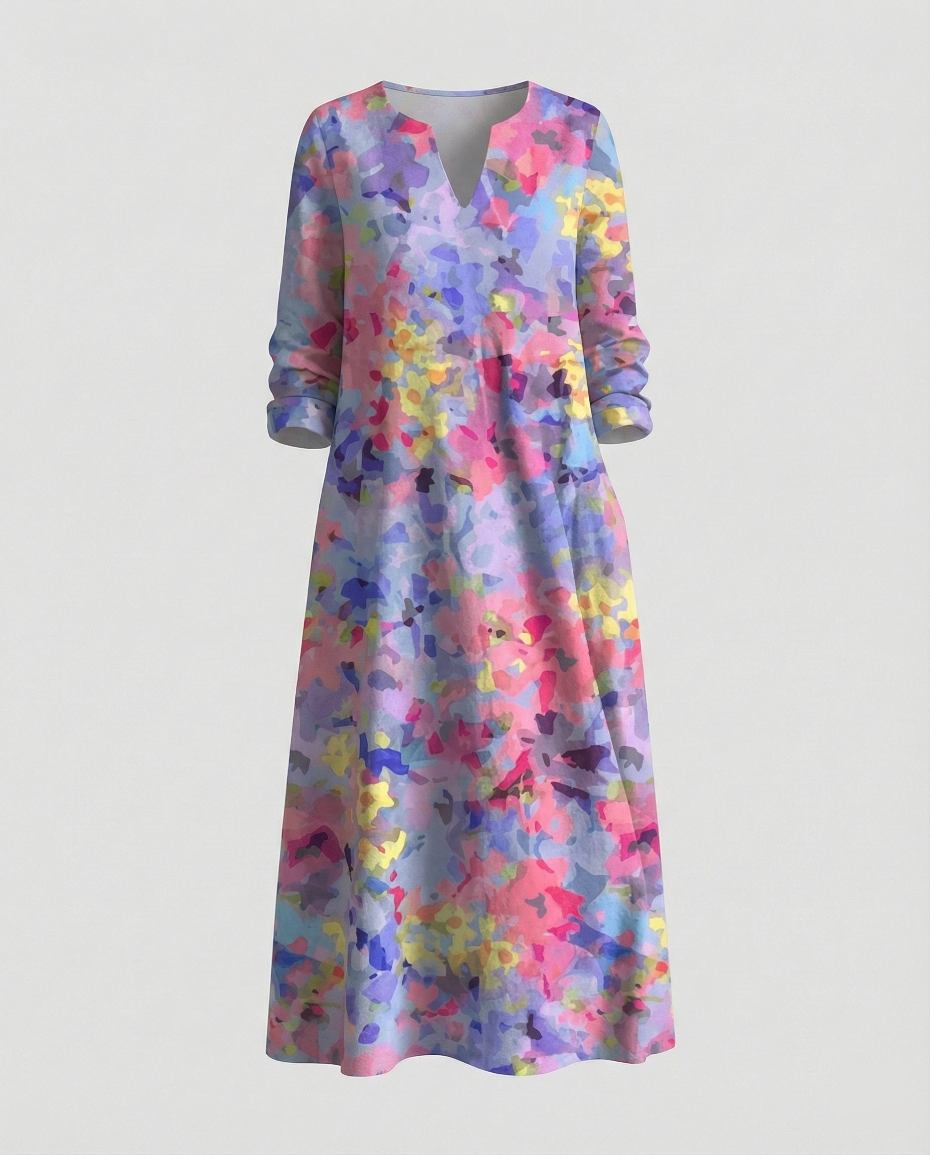 Boho Maxi Dress Summer Women Pockets