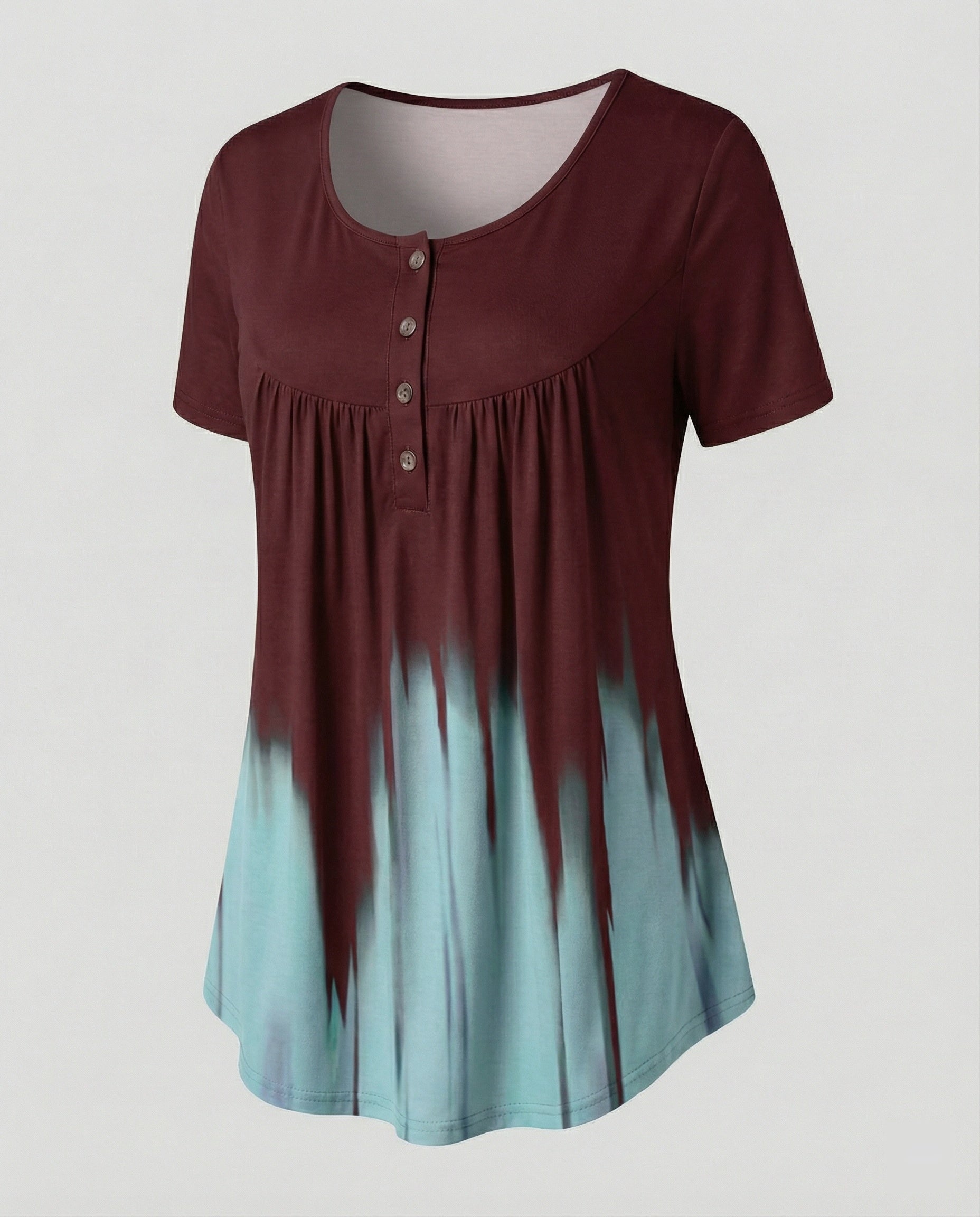Women's Tunic Women's U-Neck Print
