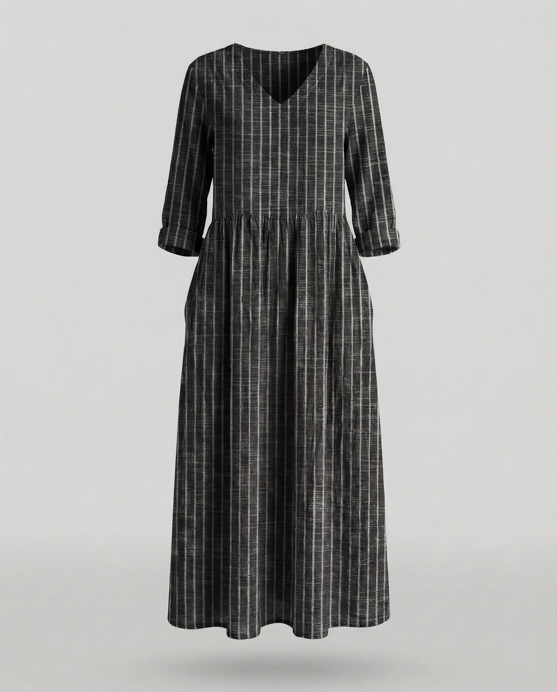Women's Boho Maxi Dress Summer Linen Look