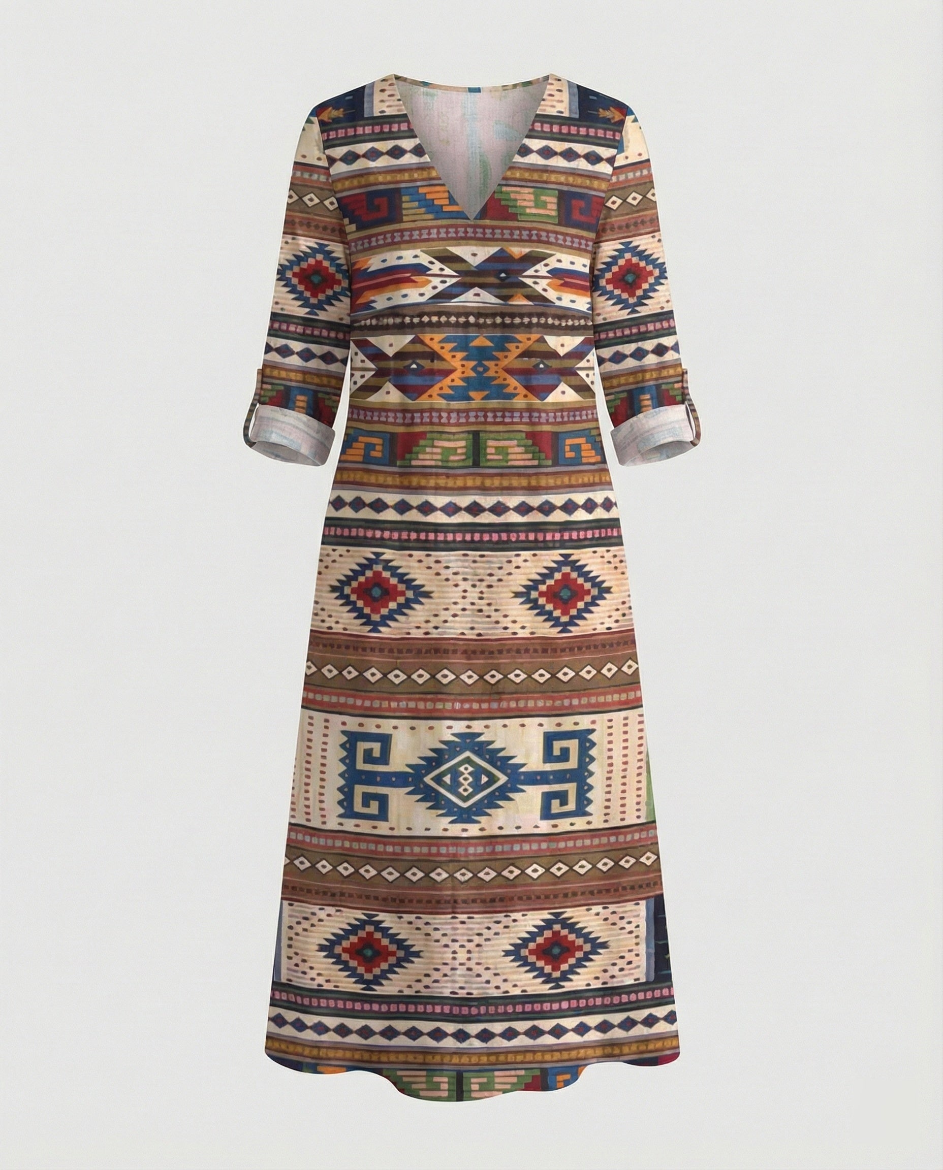 Boho Maxi Dress Summer Women Pockets
