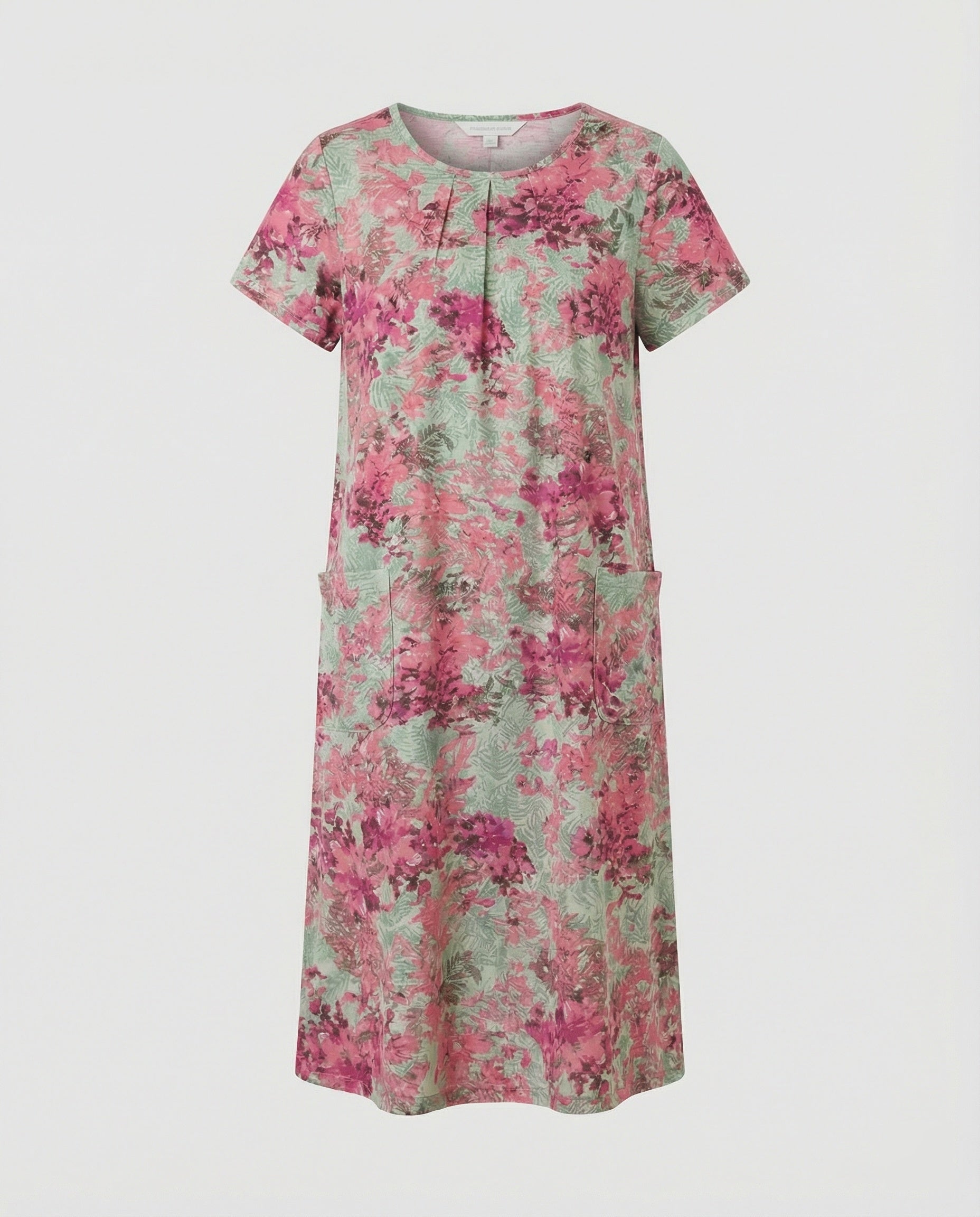 Lightweight Midi Dress Women With Pockets