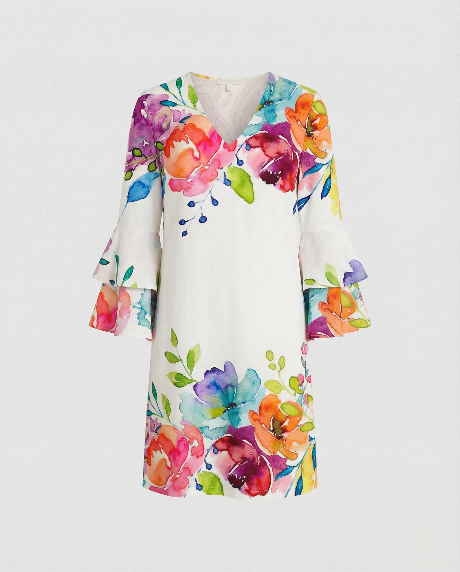 Ladies Floral Mini Dress Summer