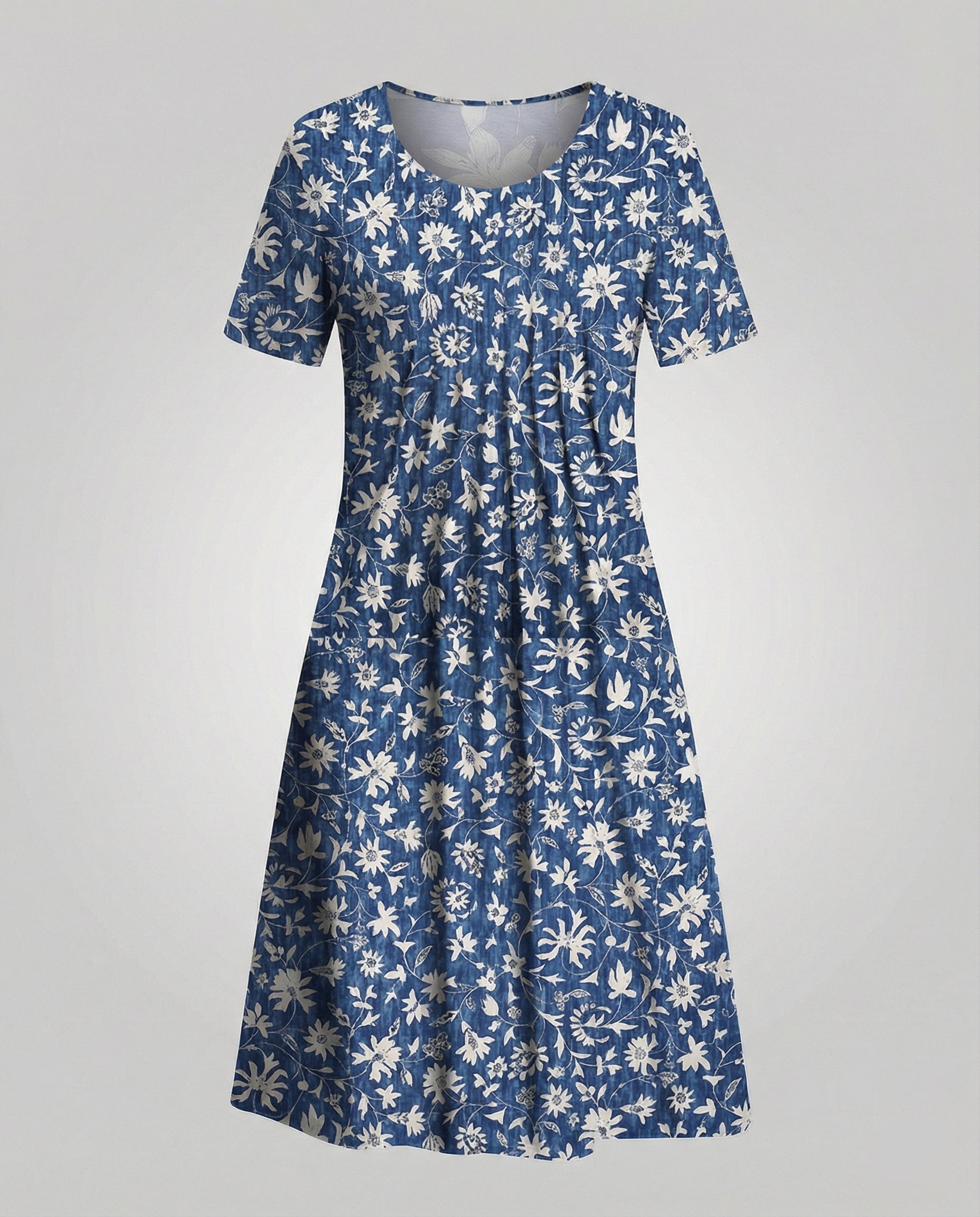 Ladies leisure dress jersey knee-length
