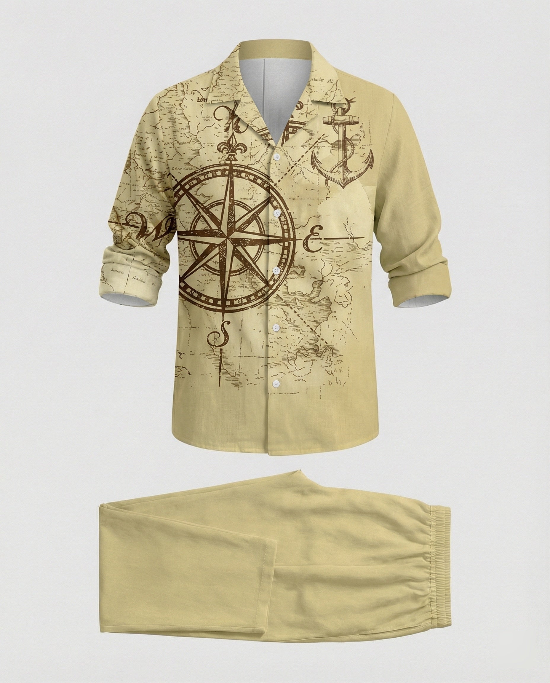 Men's Two-Piece Set Viscose Leisure