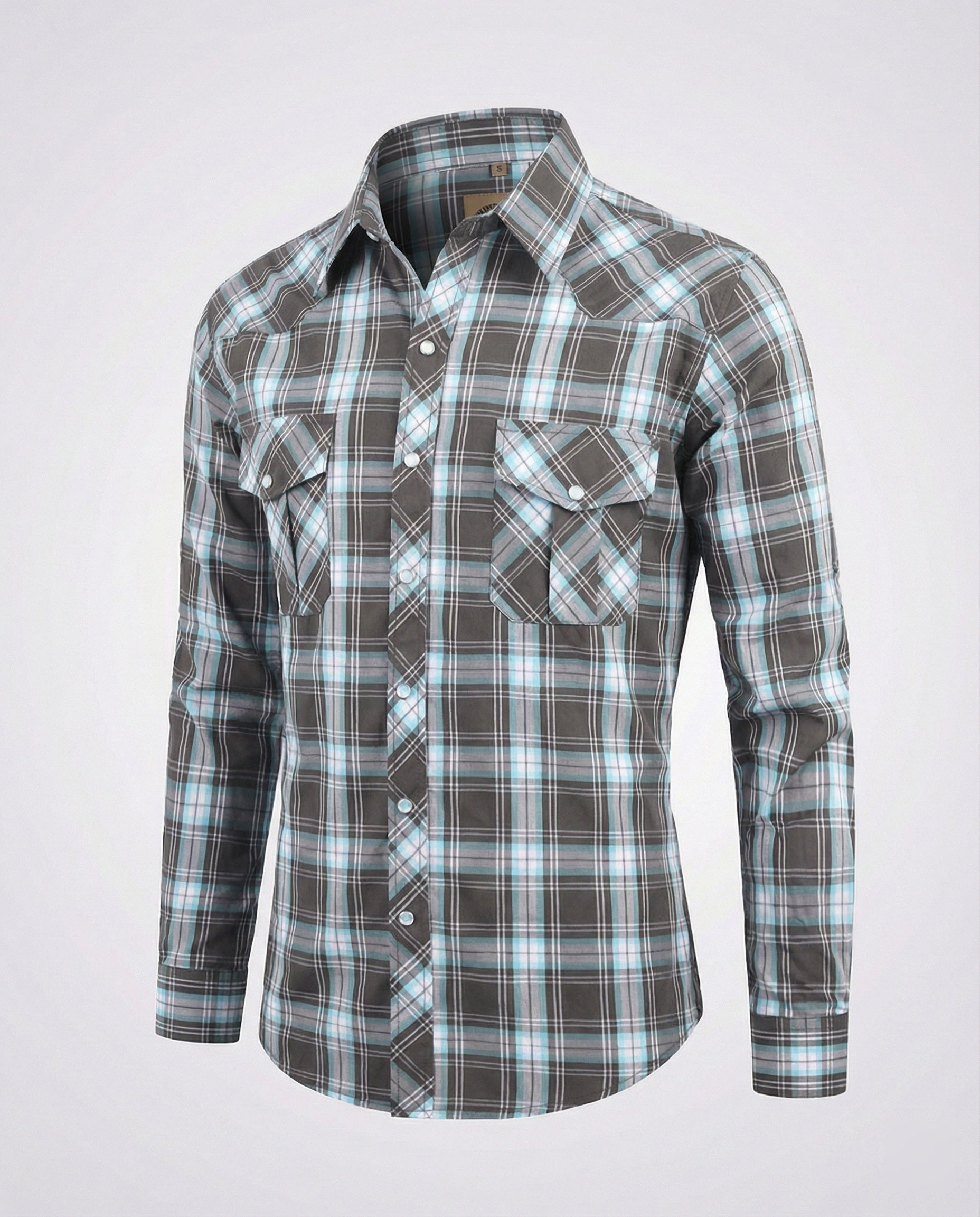Men's Casual Shirt Checkered Tailored
