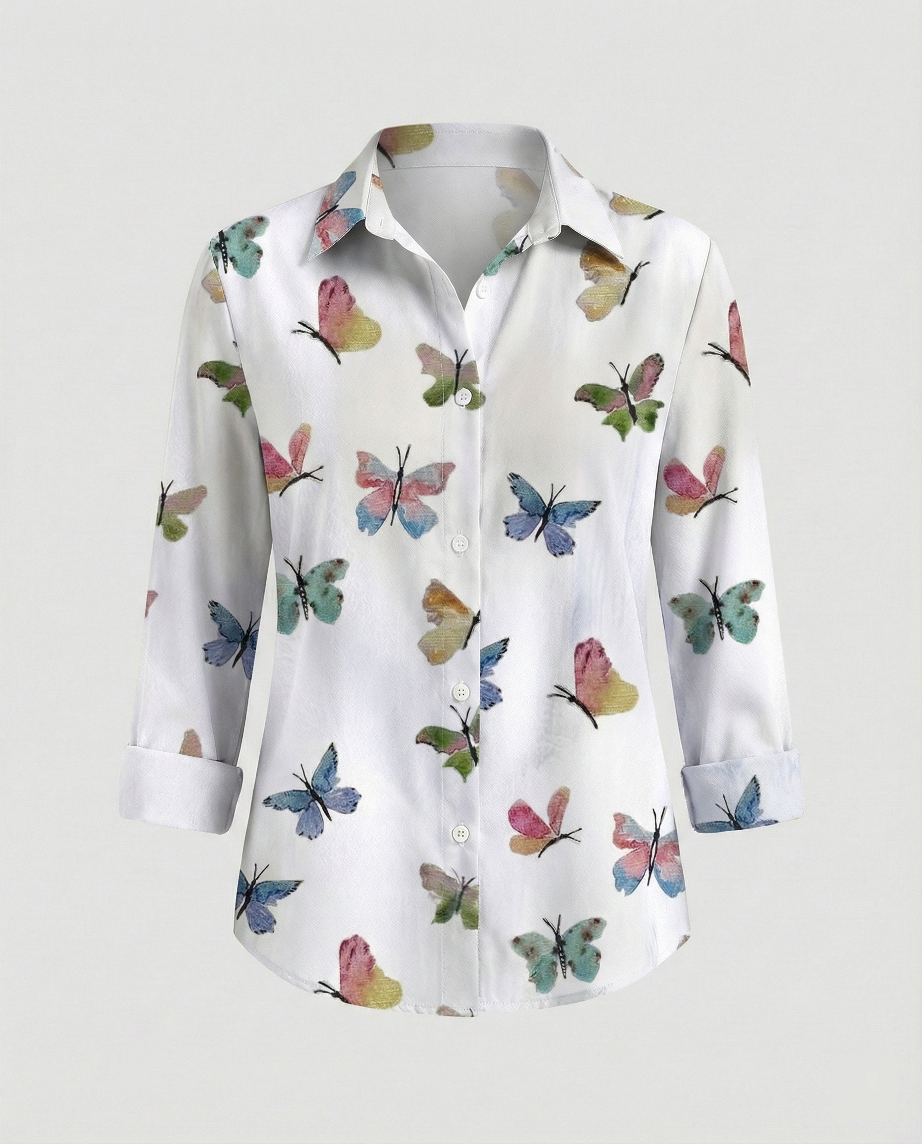 Women's Shirt Blouse Cat Print