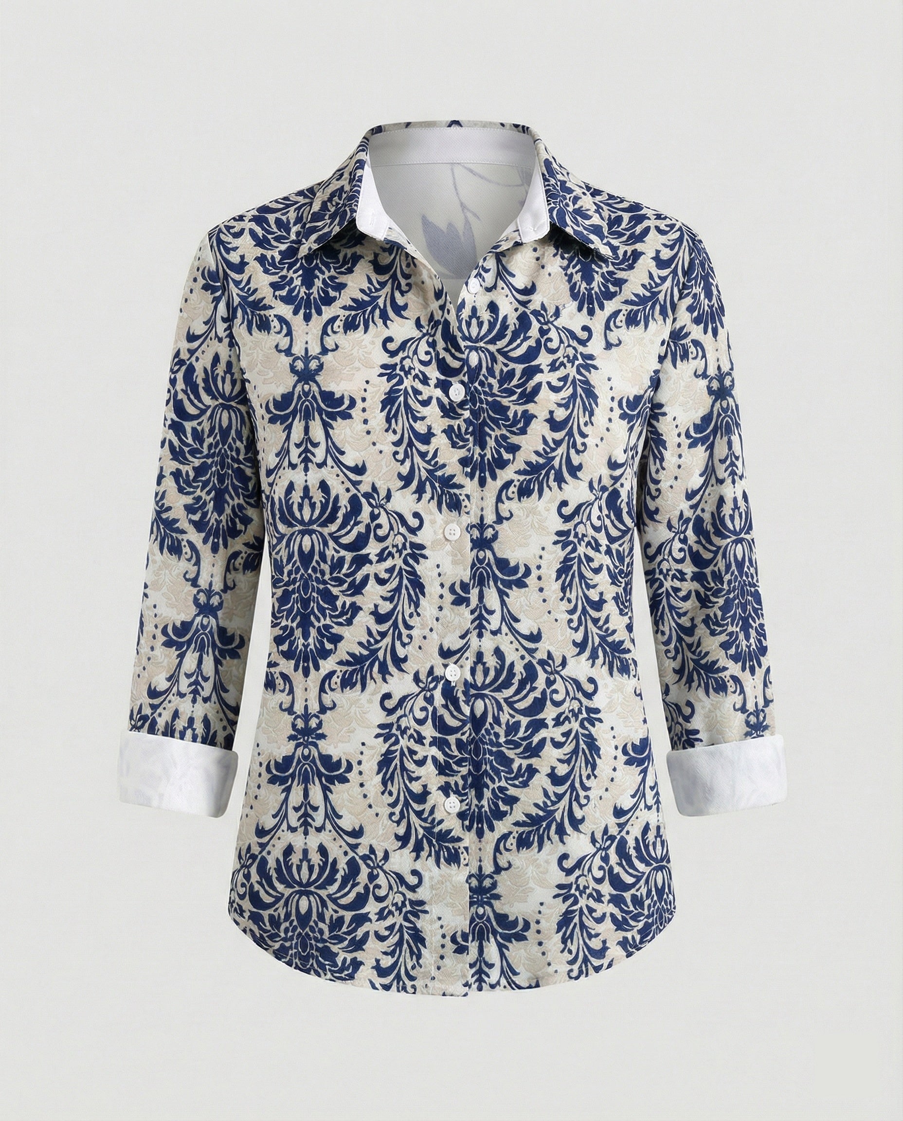 Women's Shirt Blouse Cat Print