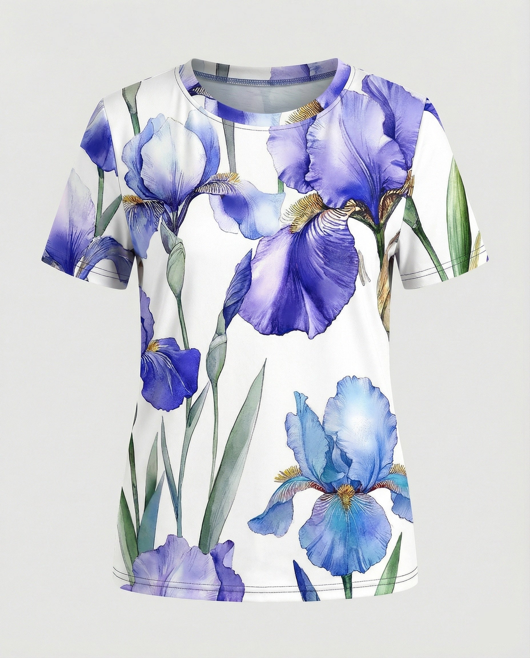 Short Sleeve Shirt Women With Floral Print