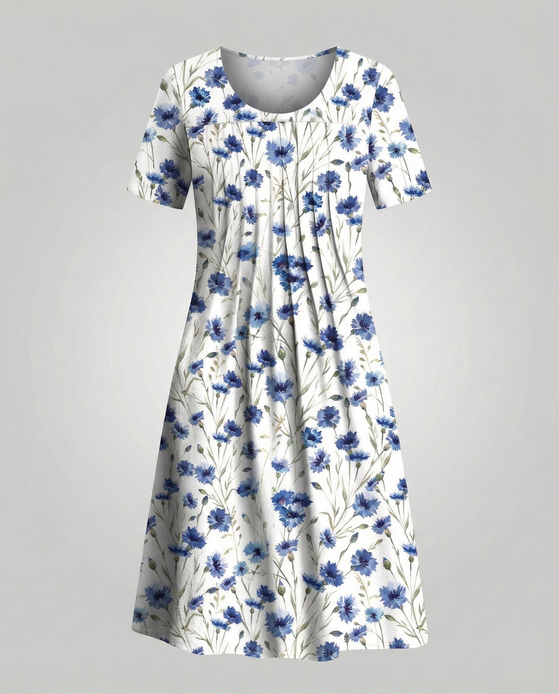 Ladies leisure dress jersey knee-length