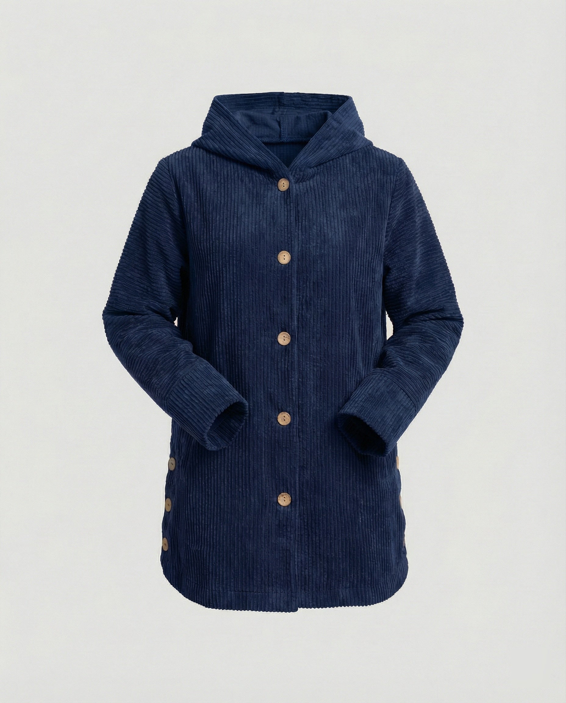 Women's Corduroy Hooded Jacket