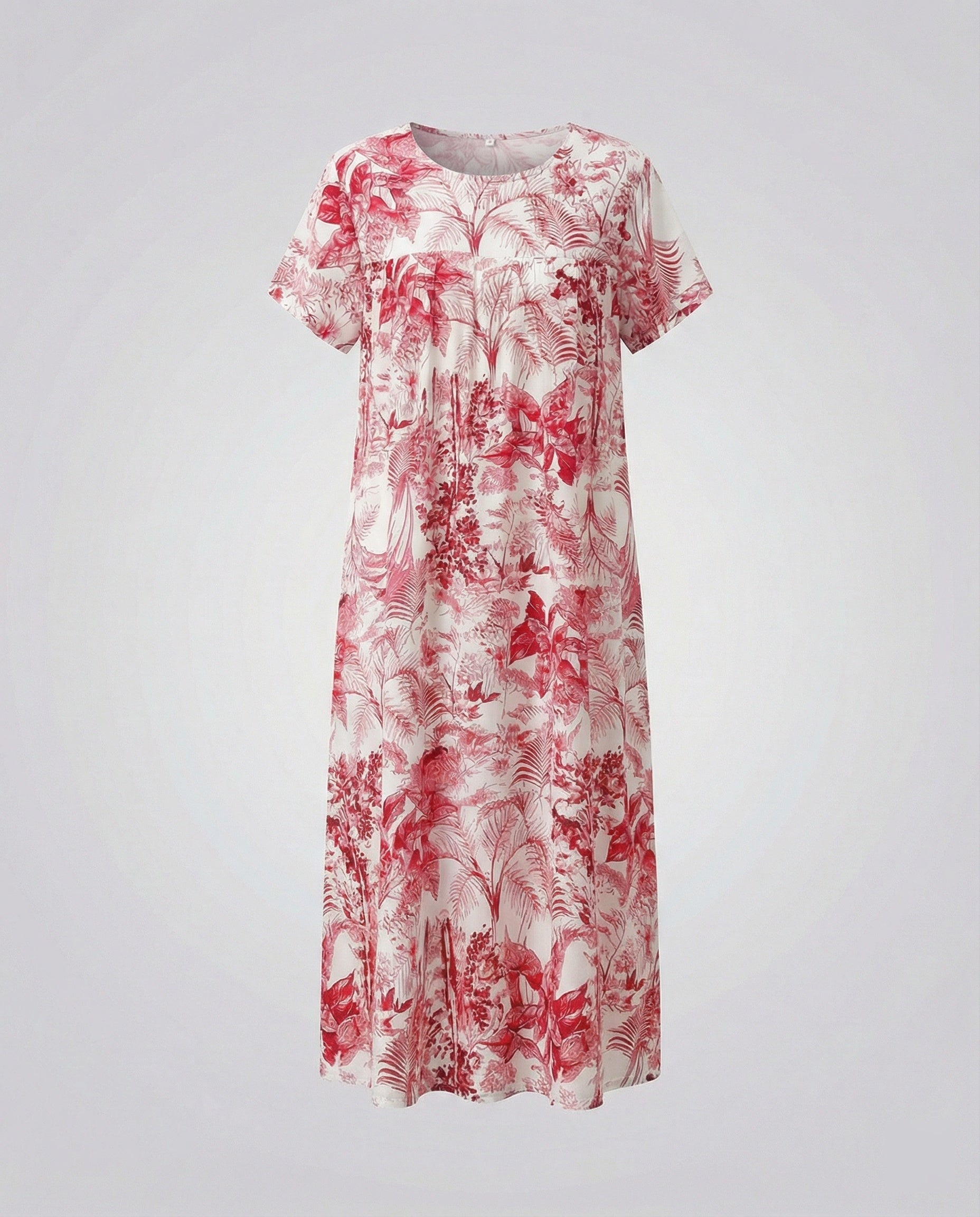 Lightweight Midi Dress Women With Pockets