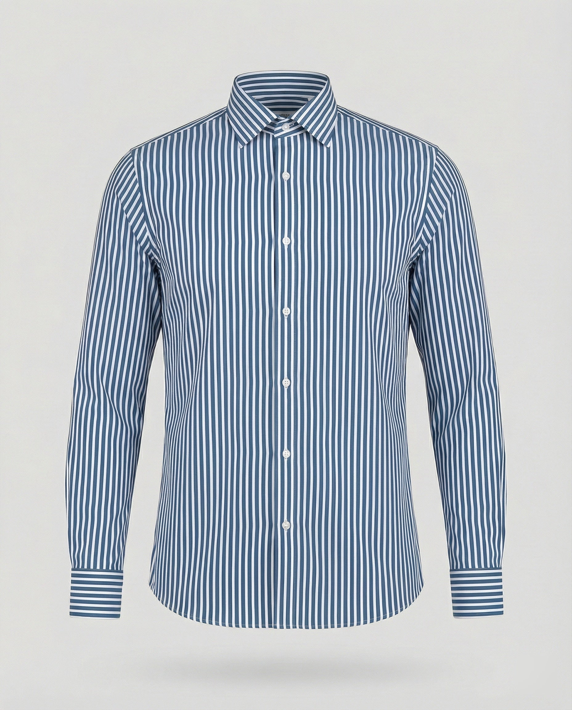 Men's Business Shirt Striped Kent Collar