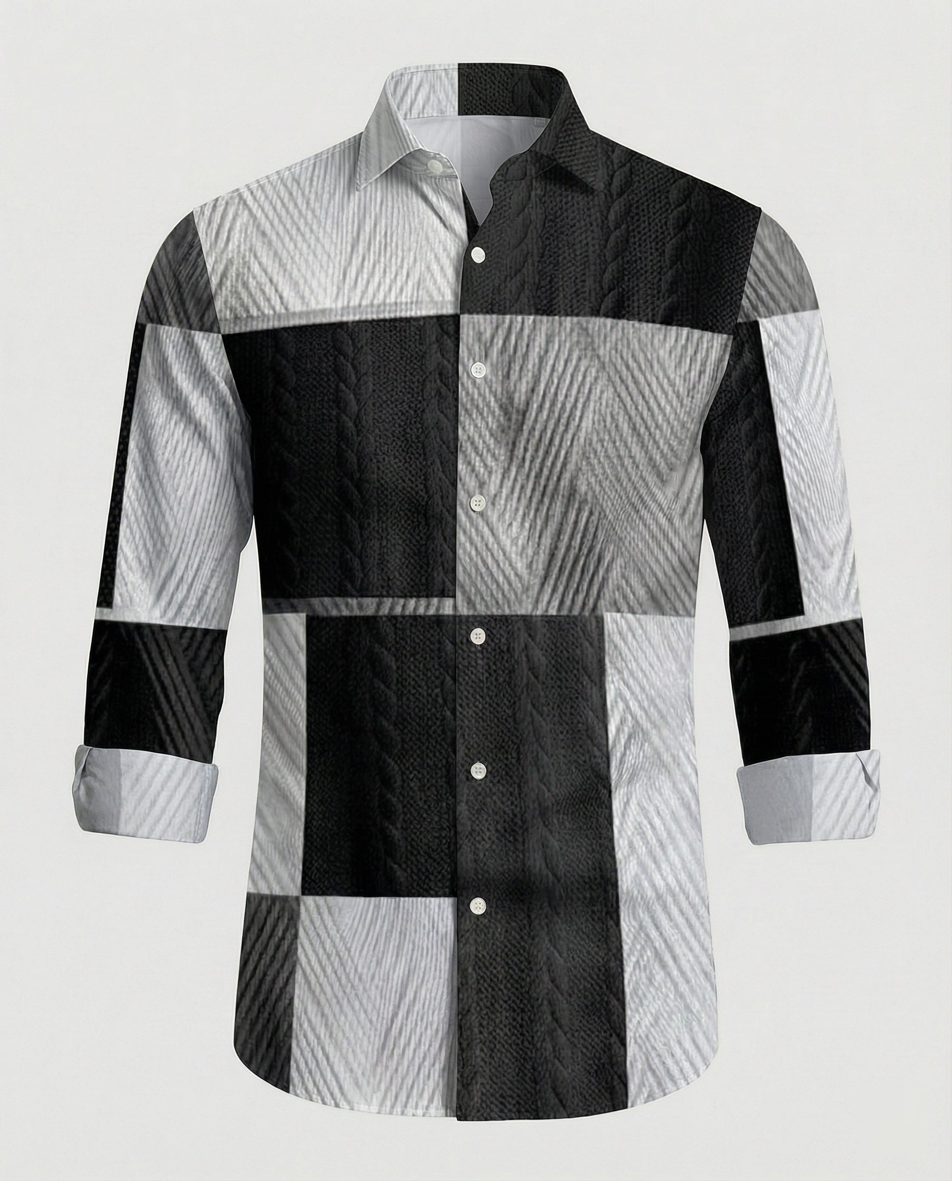 Men's Business Long Sleeve Shirt Striped
