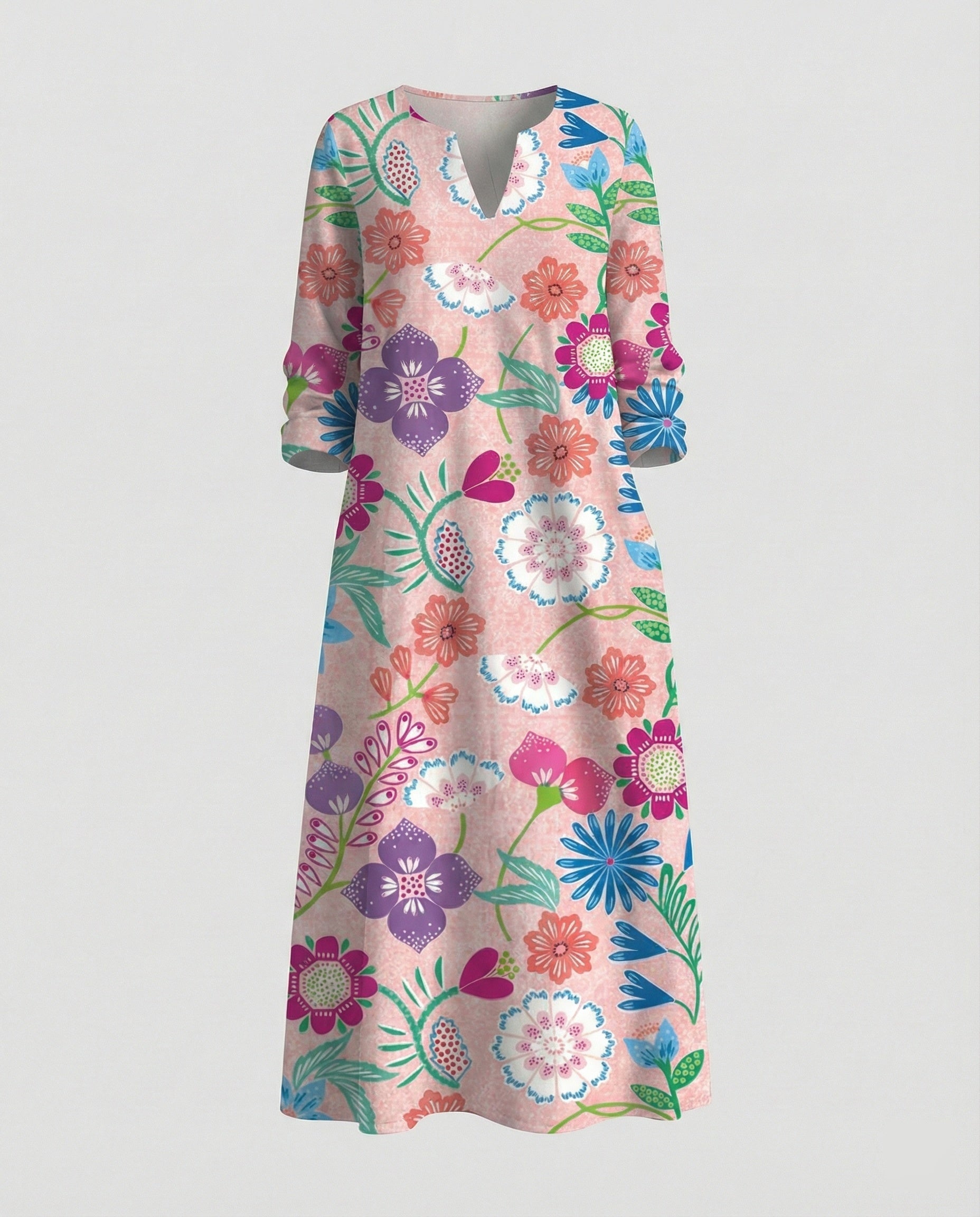 Boho Maxi Dress Summer Women Pockets