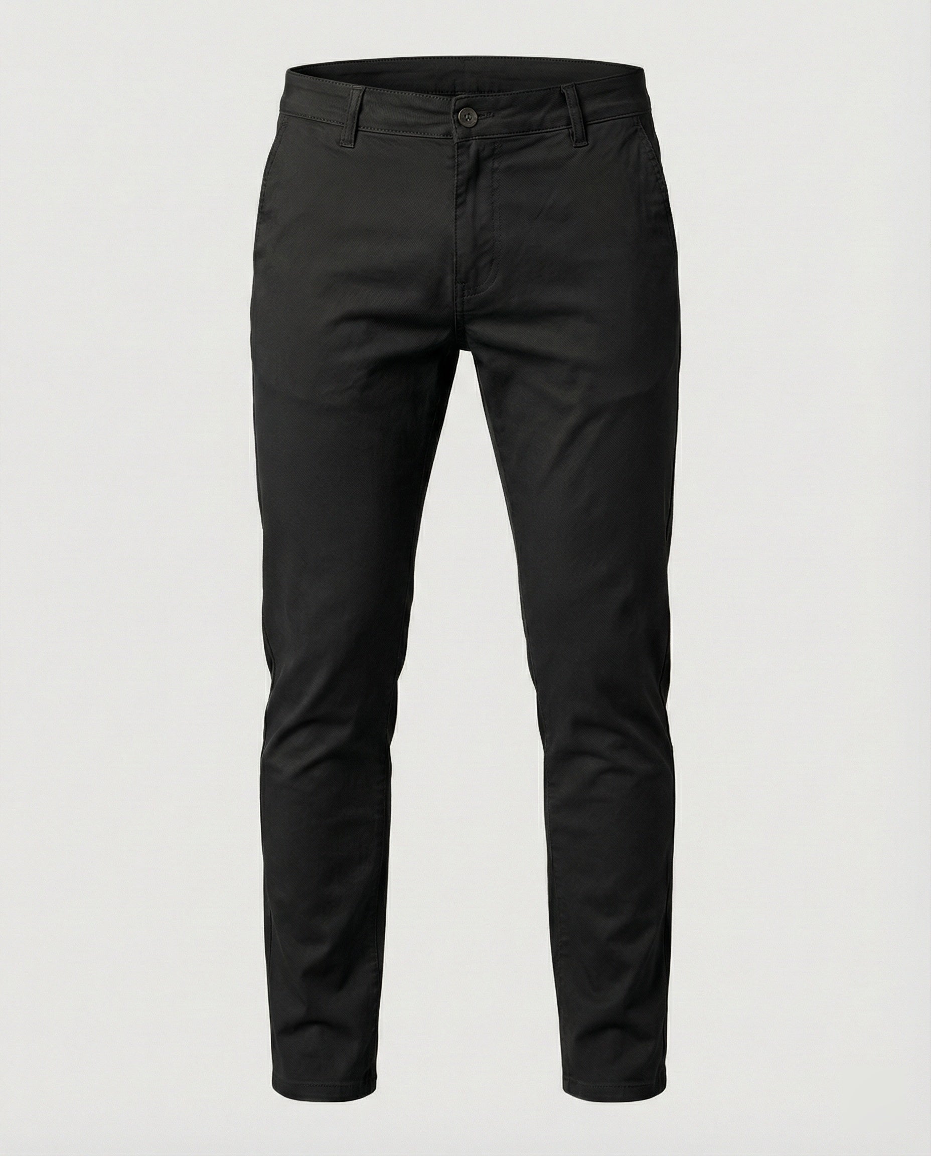 Men's Slim Fit Chino Pants with Elastic Waistband