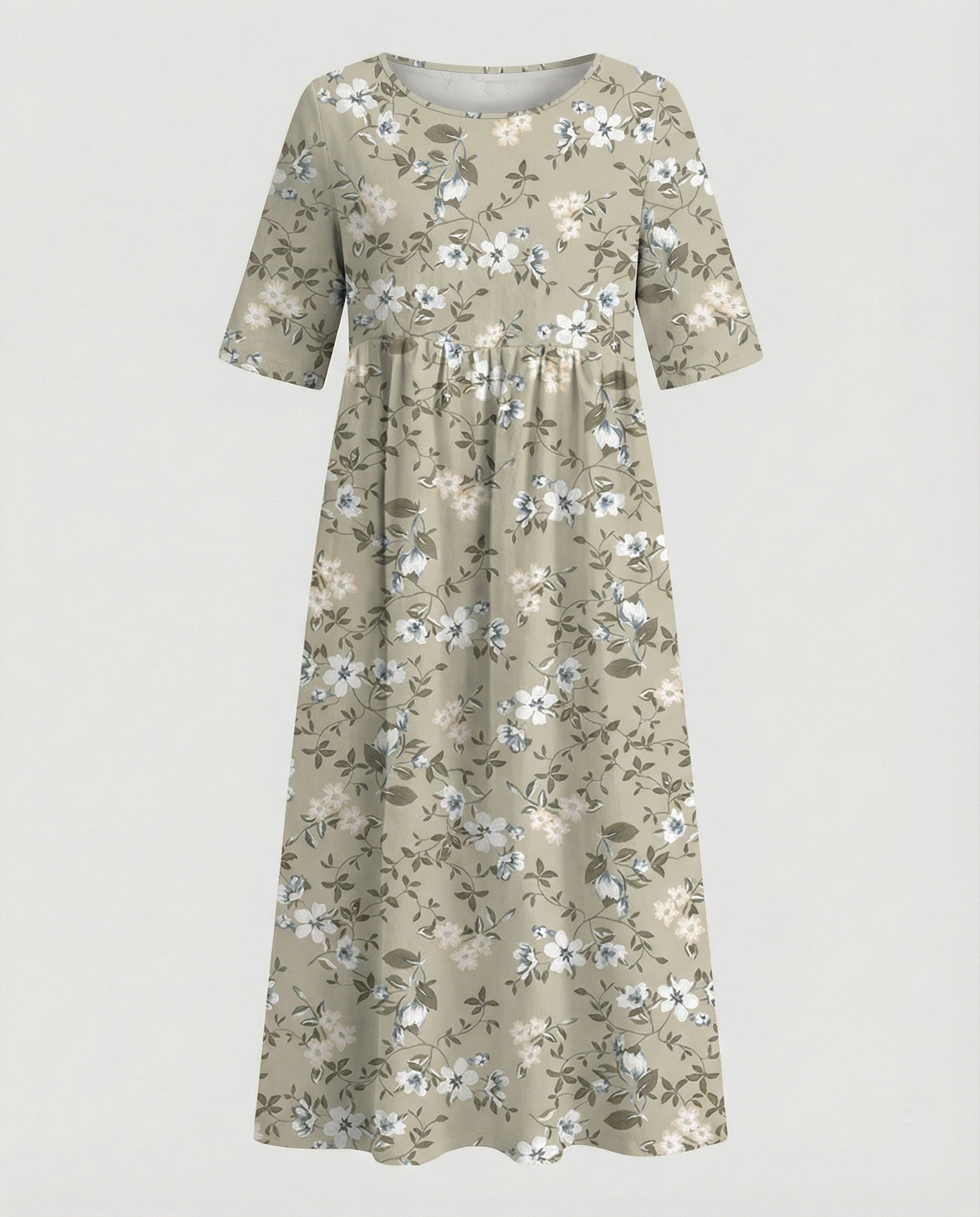 Women's maxi dress with pockets airy