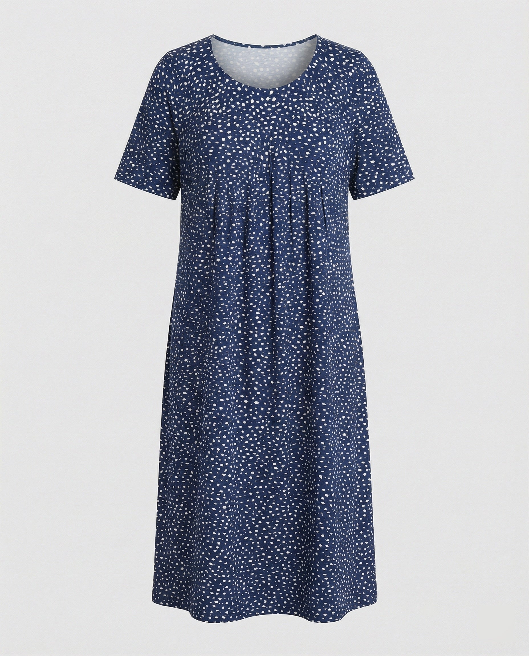 Ladies leisure dress jersey knee-length