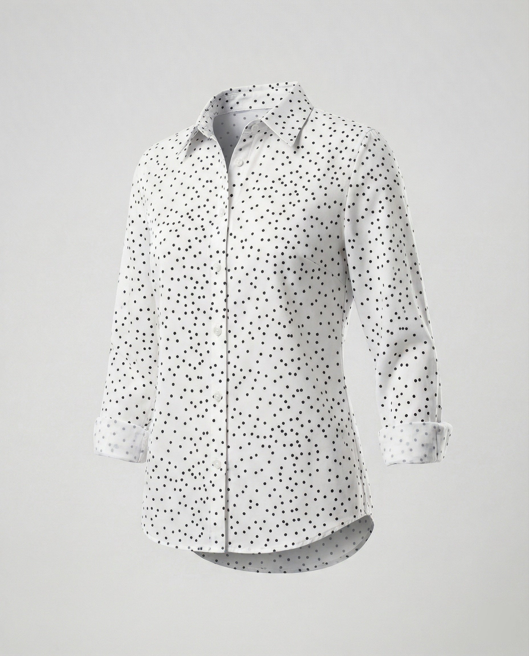 Long Sleeve Shirt Blouse Patchwork Ladies