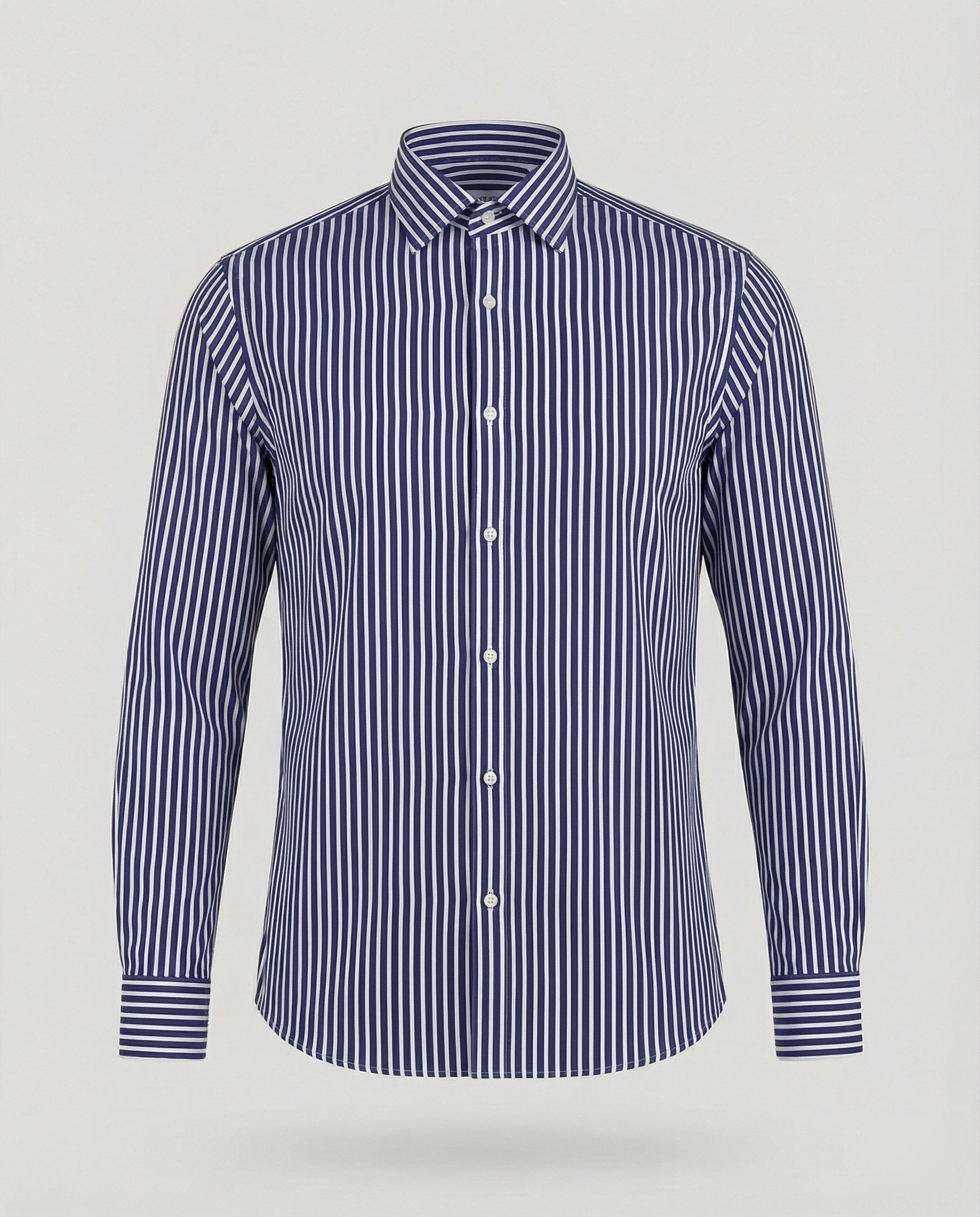 Men's Business Shirt Striped Kent Collar