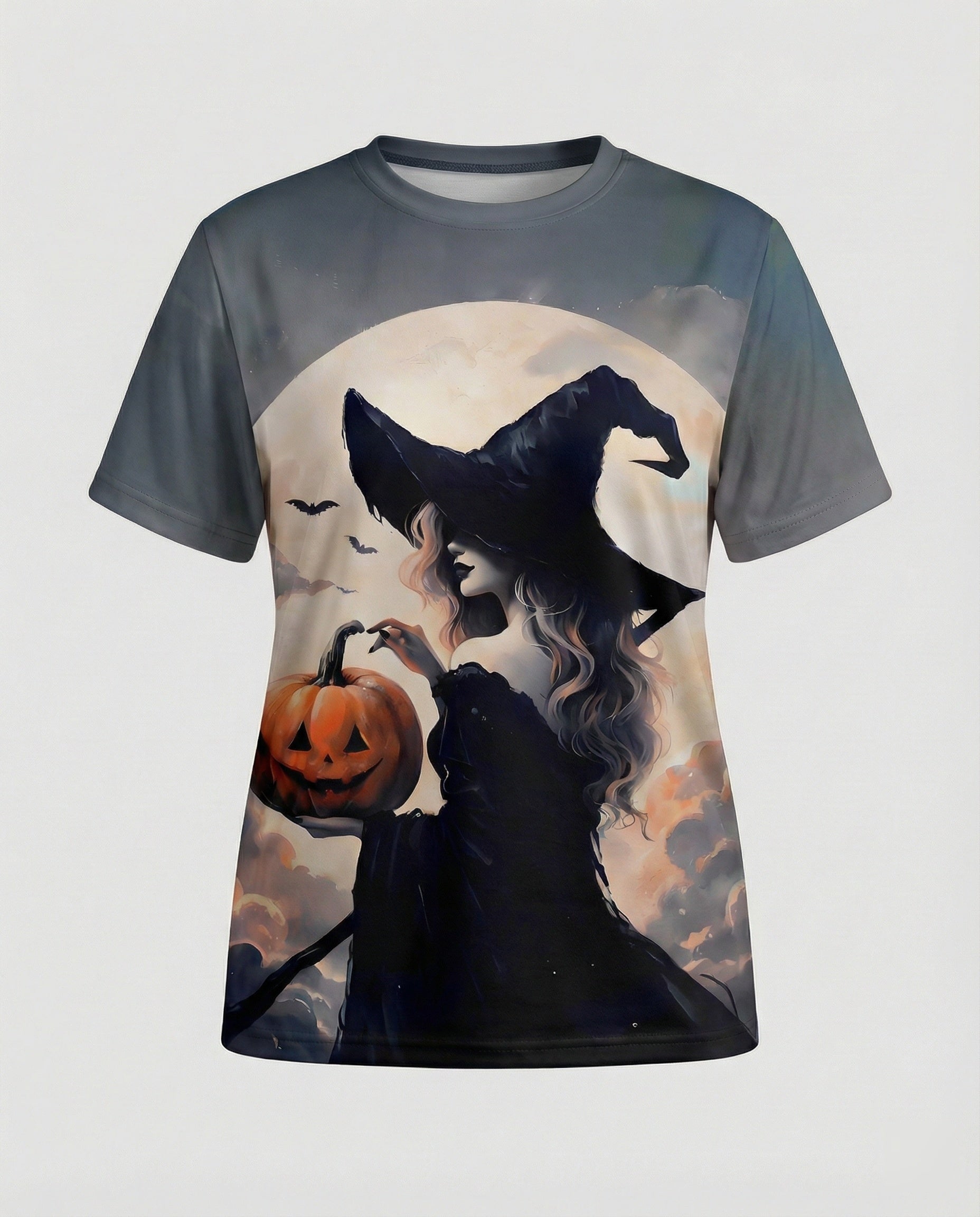 Short Sleeve Shirt Skull Print Women