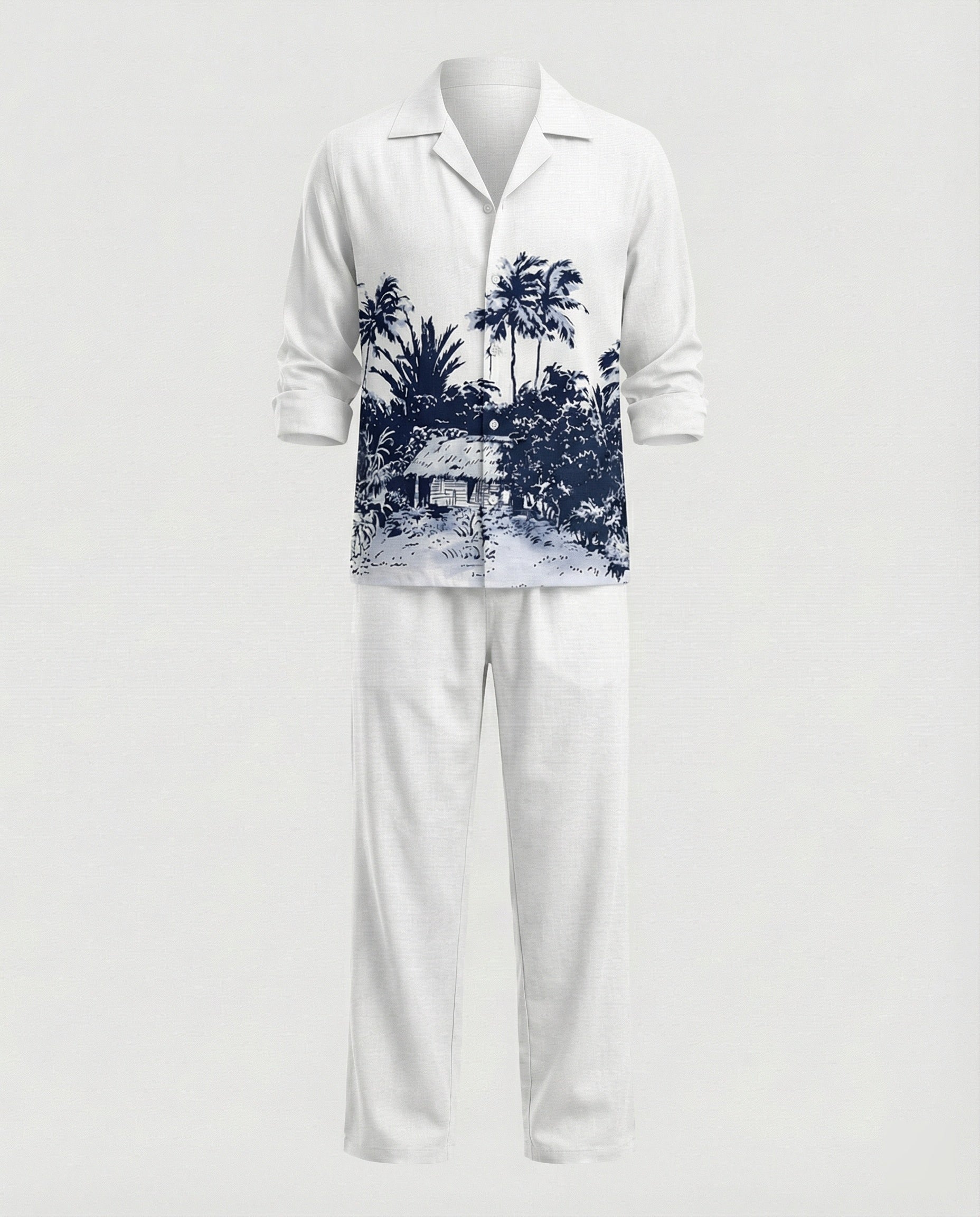 Men's Two-Piece Set Viscose Leisure