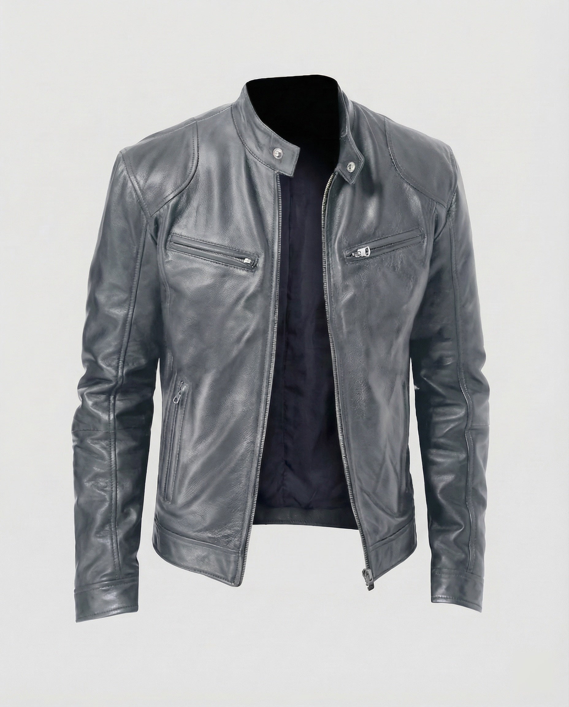 Men's Motorcycle Leather Jacket