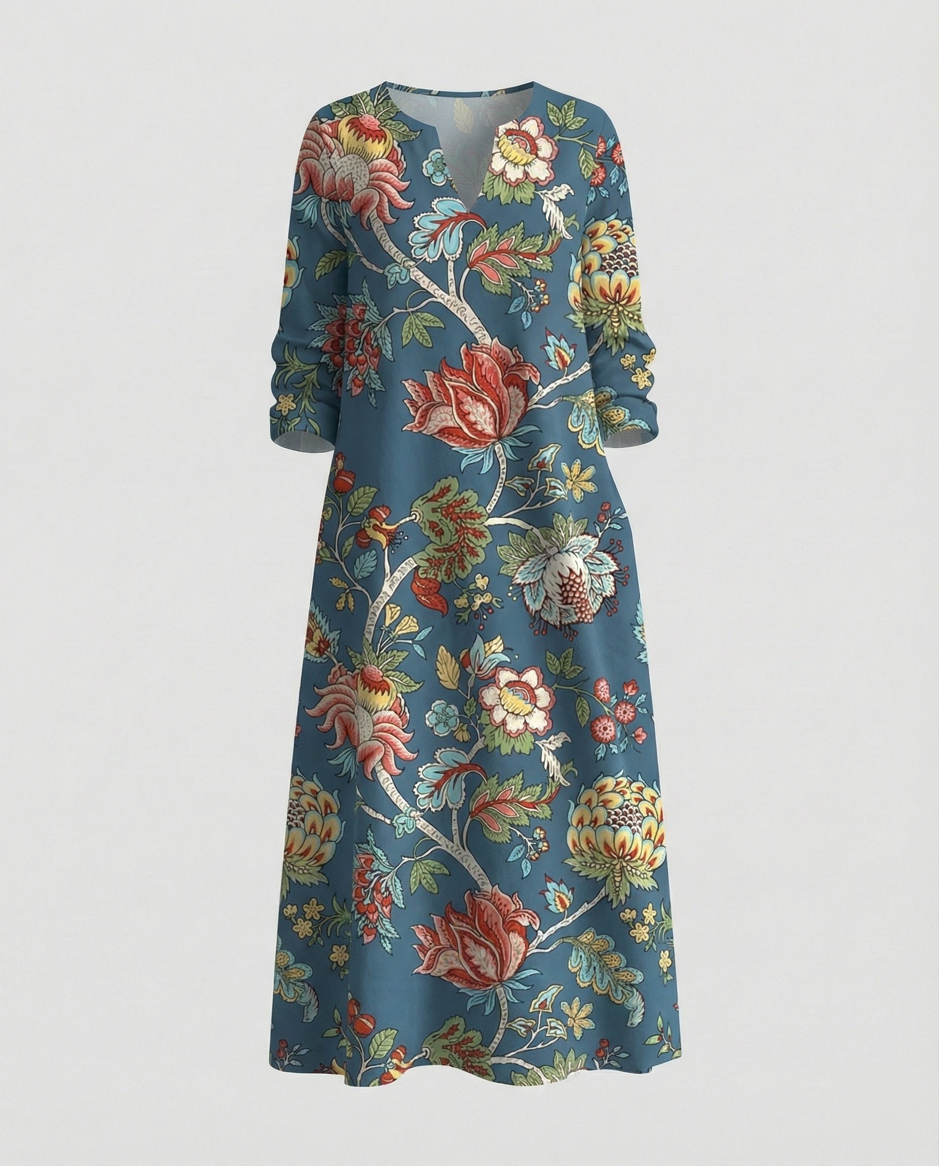Boho Maxi Dress Summer Women Pockets